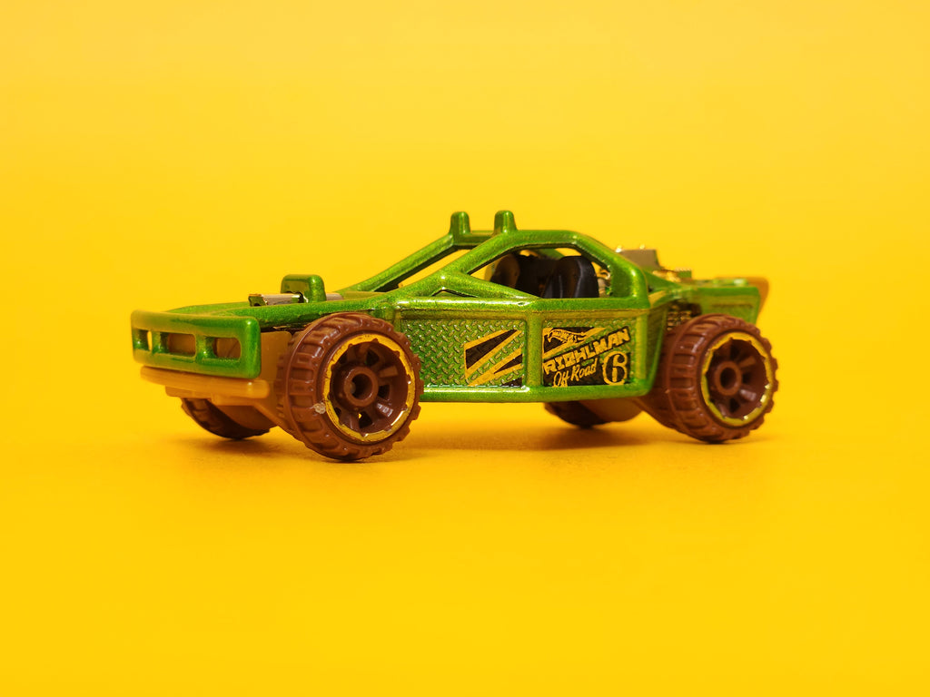 Roll Cage: Let's Race Metalflake Green – 2024 Mattel Hot Wheels Basic