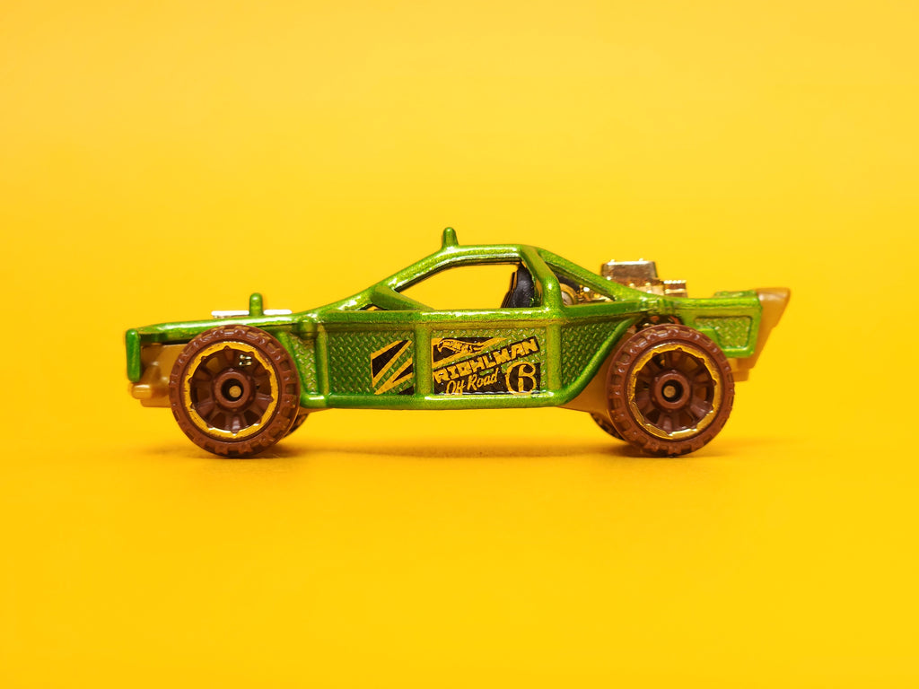 Roll Cage: Let's Race Metalflake Green – 2024 Mattel Hot Wheels Basic
