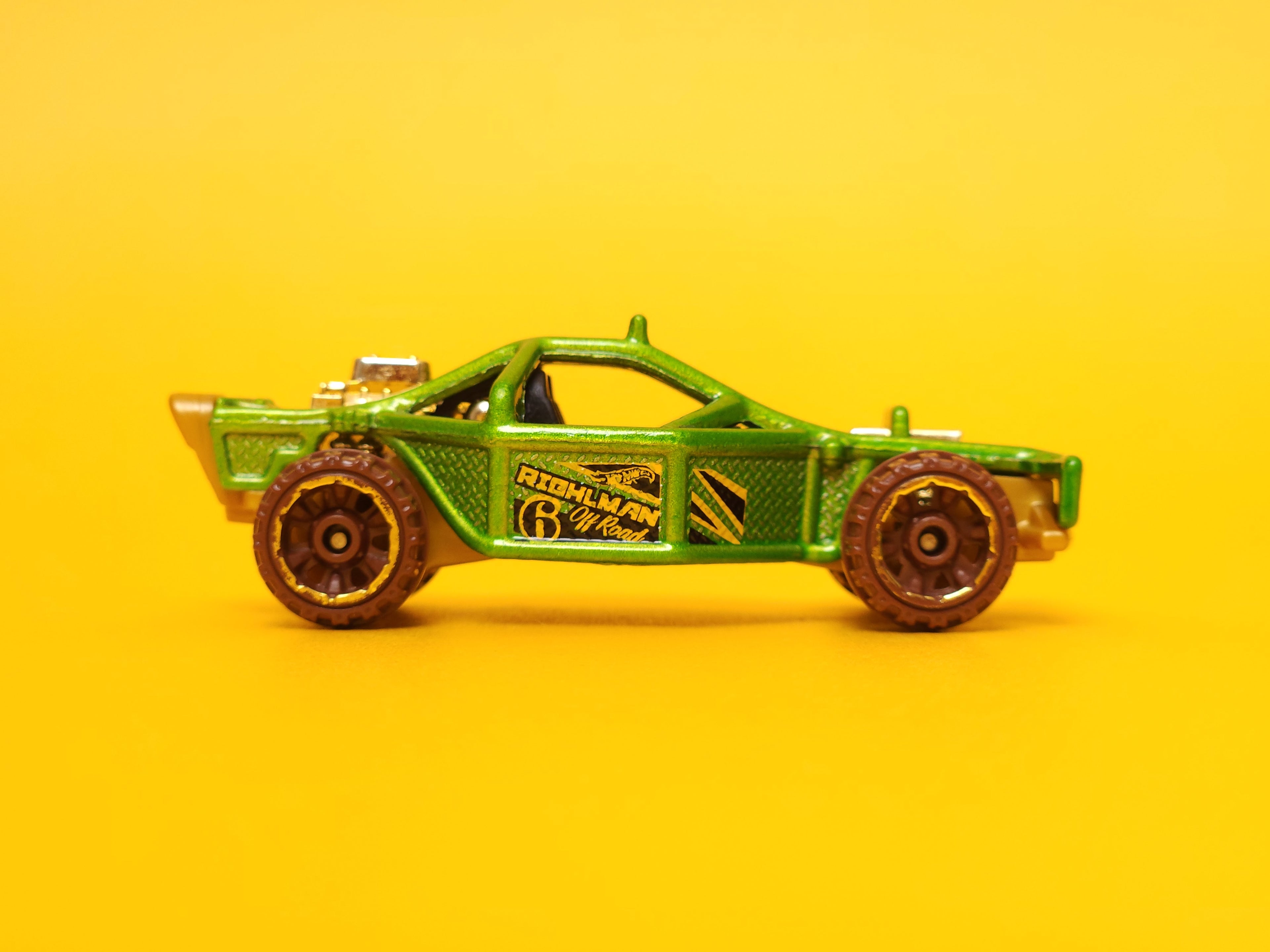 Roll Cage: Let's Race Metalflake Green – 2024 Mattel Hot Wheels Basic