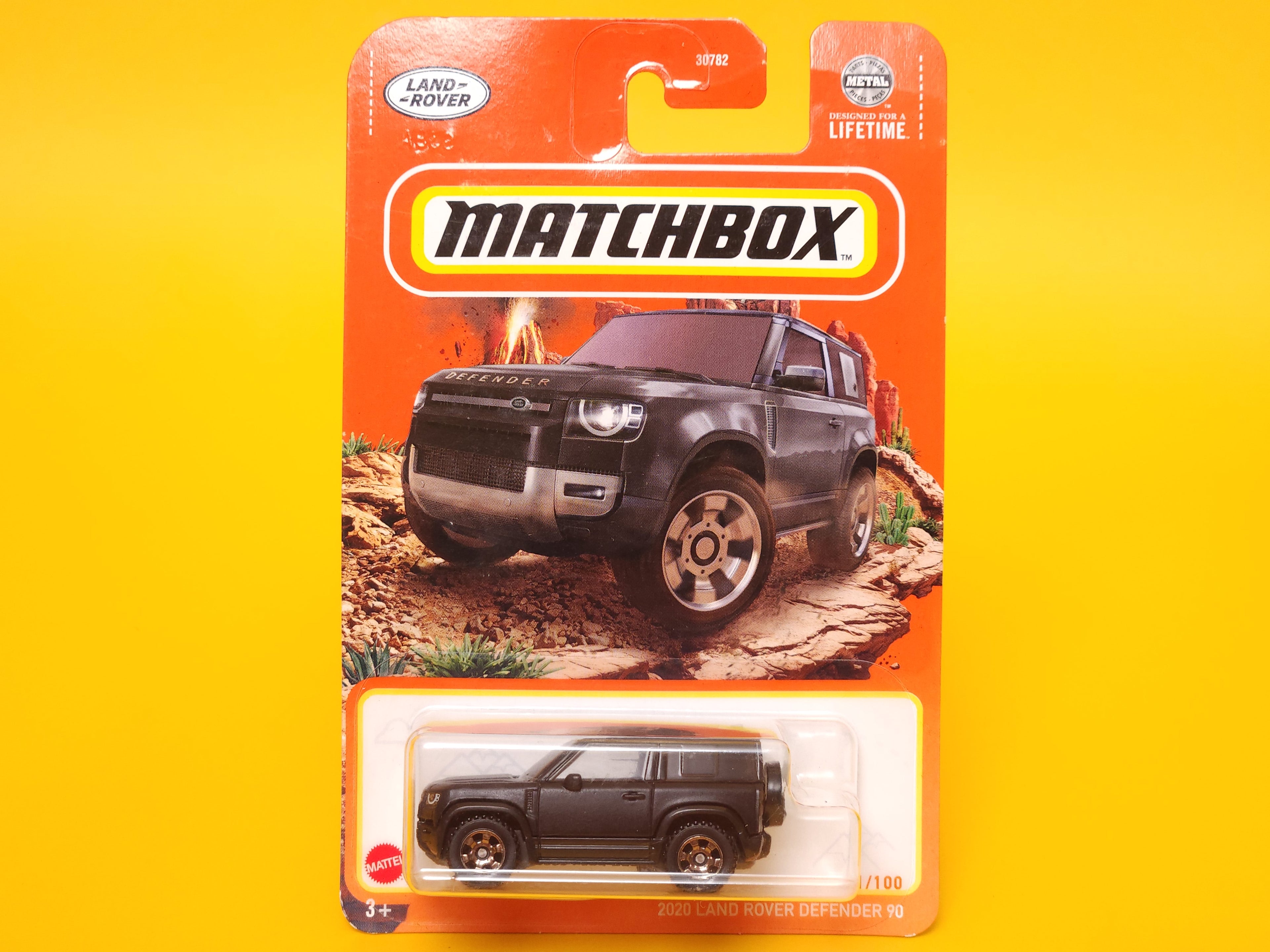 2020 Land Rover Defender: Matte Black – 2024 Mattel Matchbox Basic