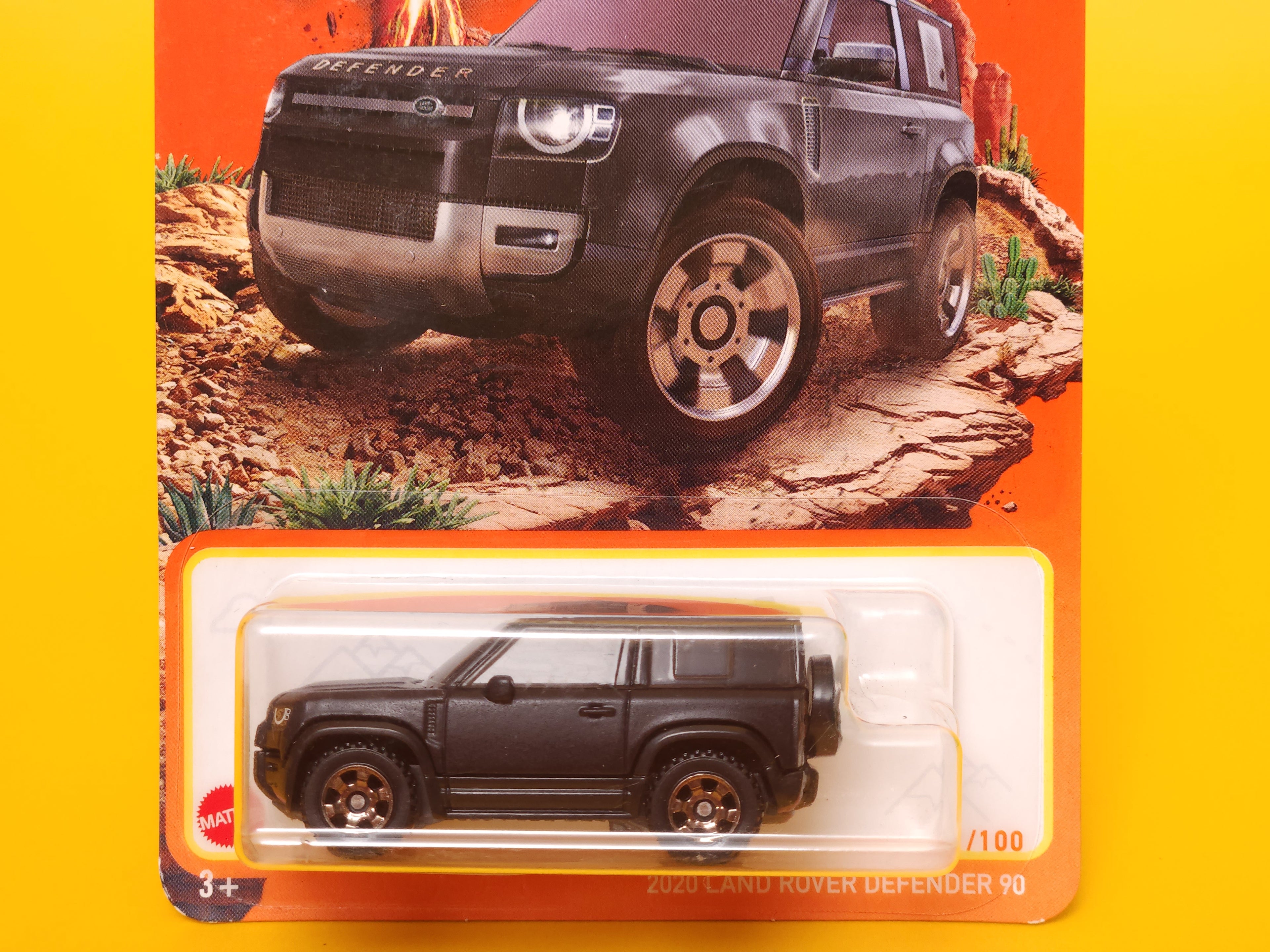 2020 Land Rover Defender: Matte Black – 2024 Mattel Matchbox Basic