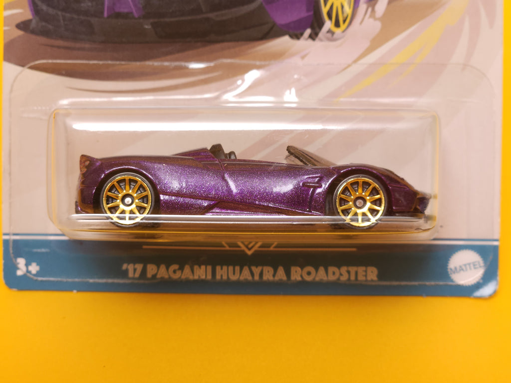 '17 Pagani Huayra Roadster: Viola Dragone – 2021 Mattel Hot Wheels Silver
