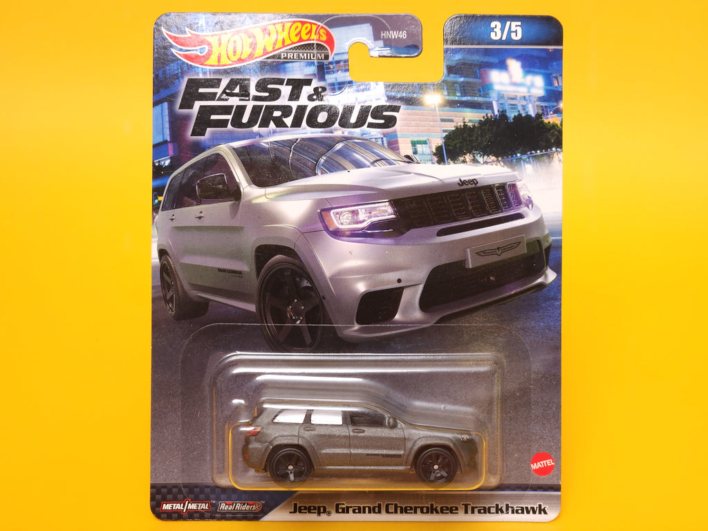 Jeep Grand Cherokee Trackhawk: Granite Crystal Metallic – 2022 Mattel Hot Wheels Premium