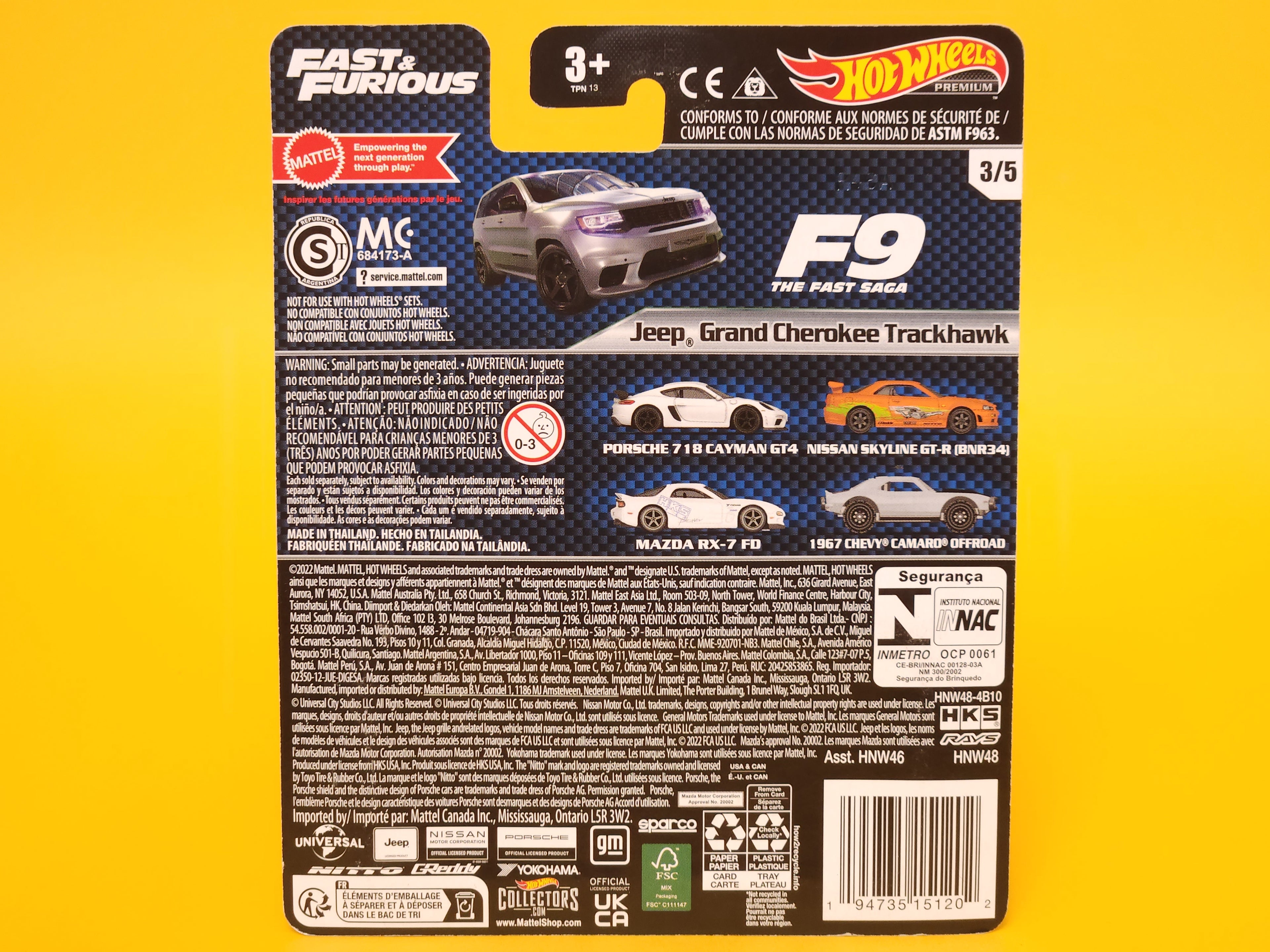 Jeep Grand Cherokee Trackhawk: Granite Crystal Metallic – 2022 Mattel Hot Wheels Premium