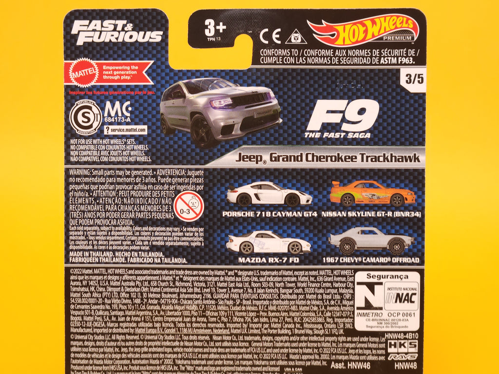 Jeep Grand Cherokee Trackhawk: Granite Crystal Metallic – 2022 Mattel Hot Wheels Premium