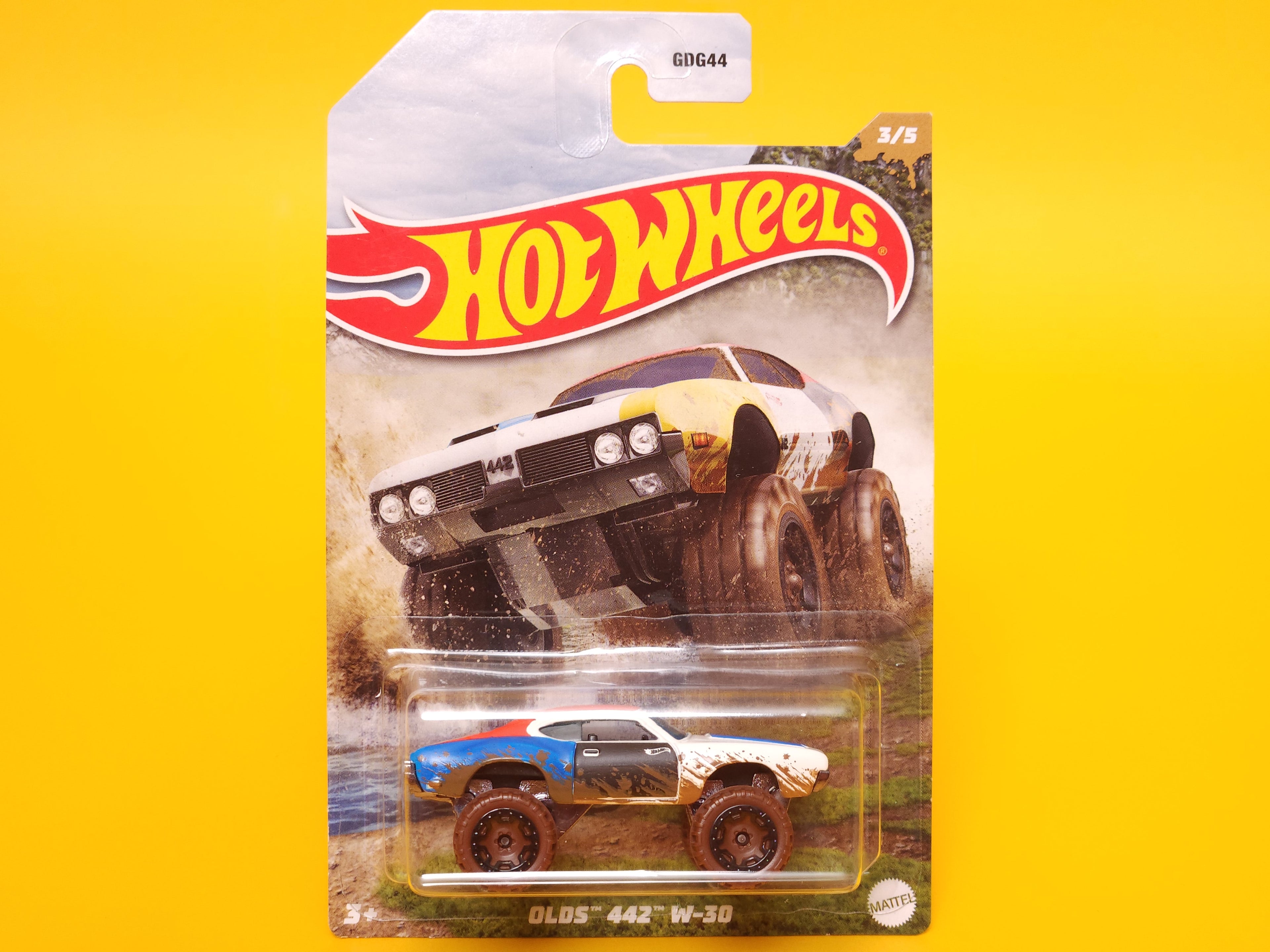 Olds 442 W-30: White – 2022 Mattel Hot Wheels Silver