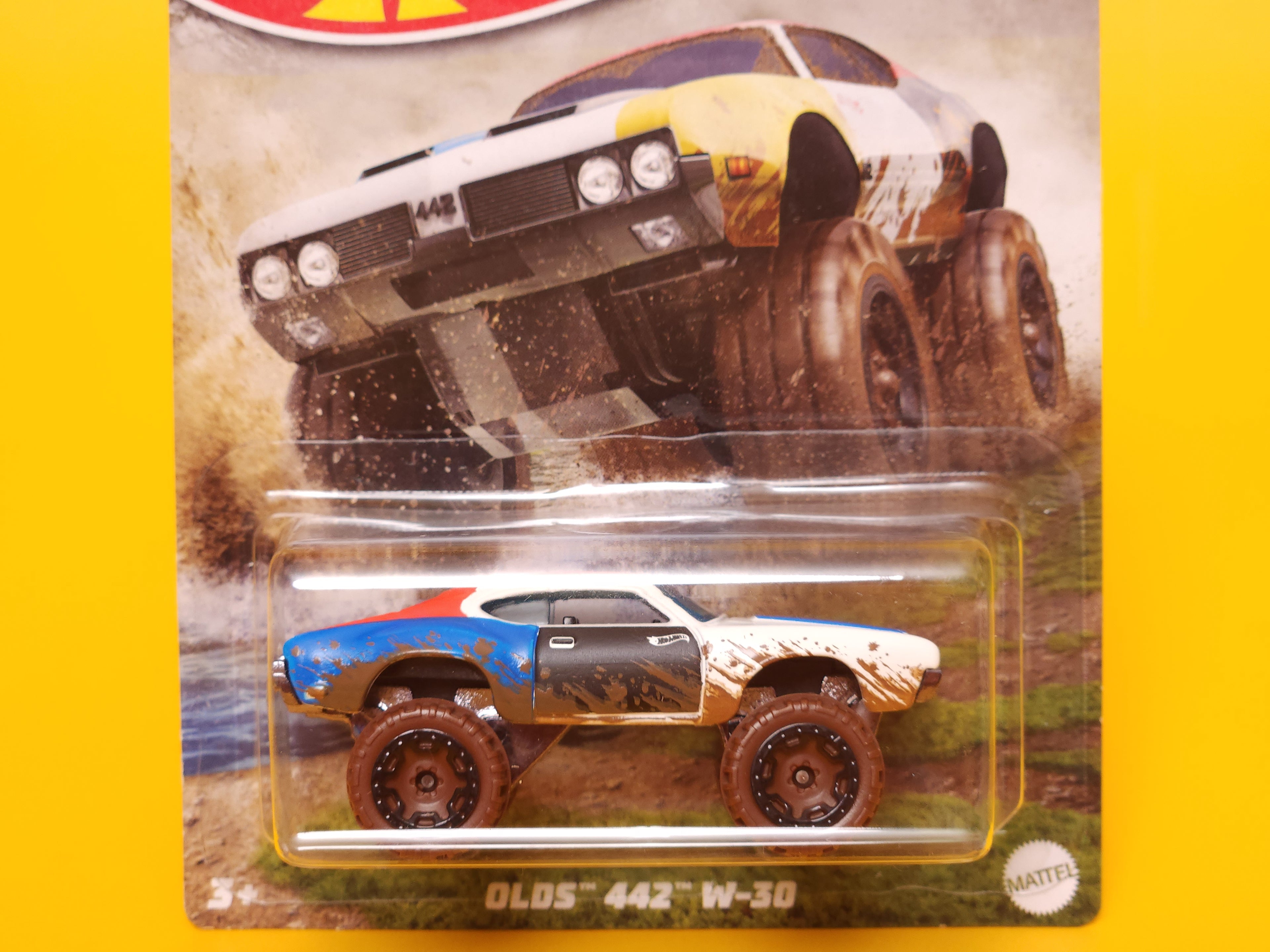 Olds 442 W-30: White – 2022 Mattel Hot Wheels Silver