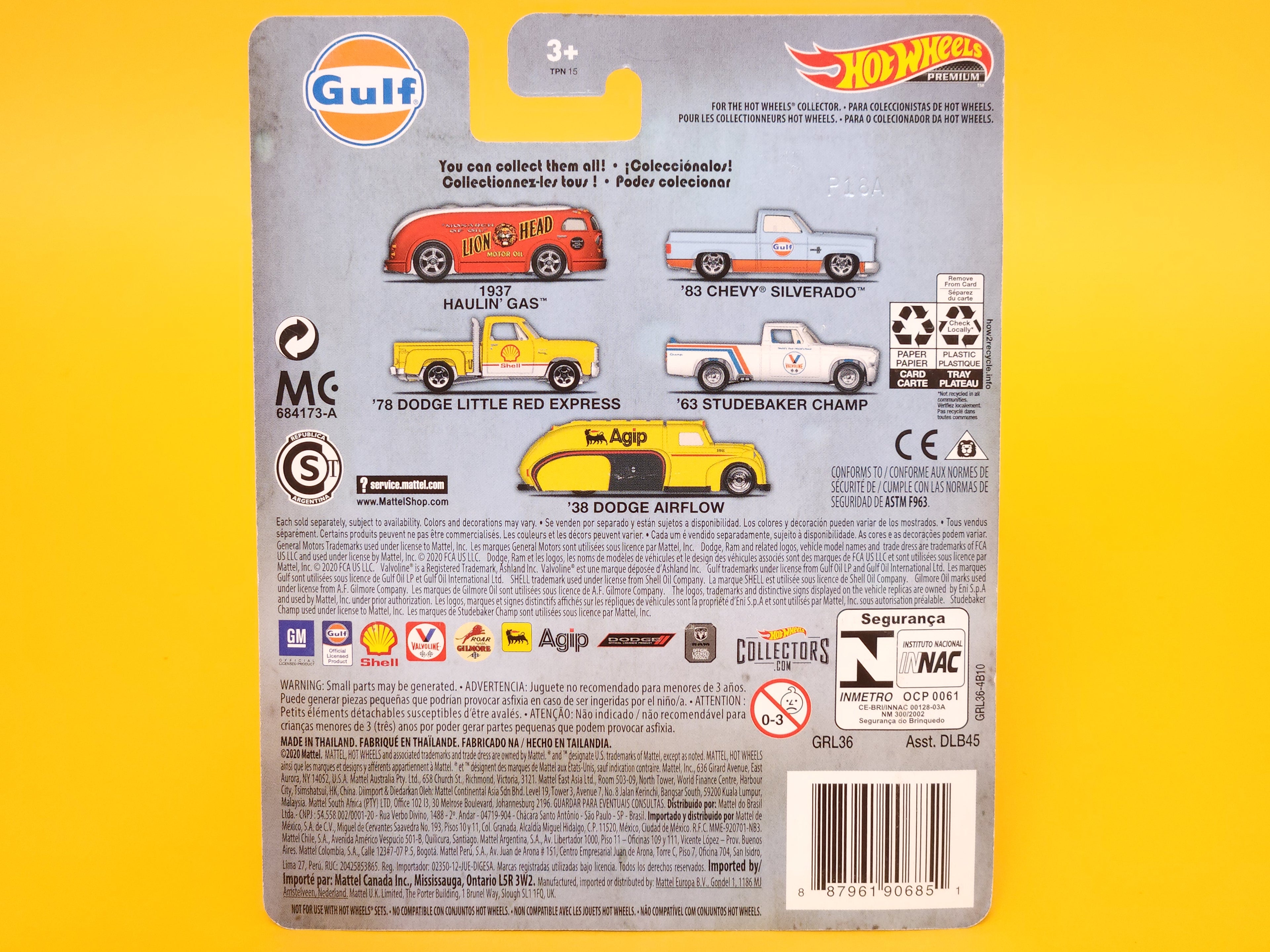 '83 Chevy Silverado: Gulf Light Blue – 2020 Mattel Hot Wheels Premium