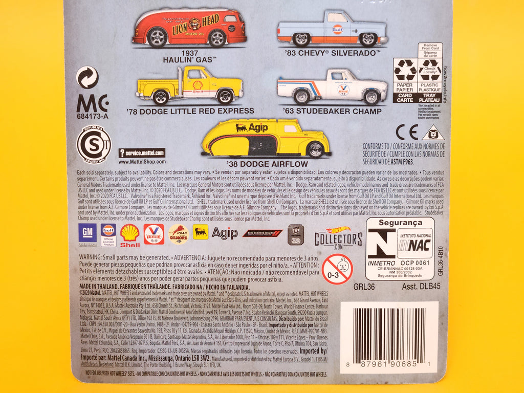 '83 Chevy Silverado: Gulf Light Blue – 2020 Mattel Hot Wheels Premium