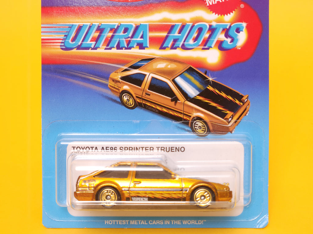 Toyota AE86 Sprinter Trueno: Spectraflame orange – 2024 Mattel Hot Wheels Silver