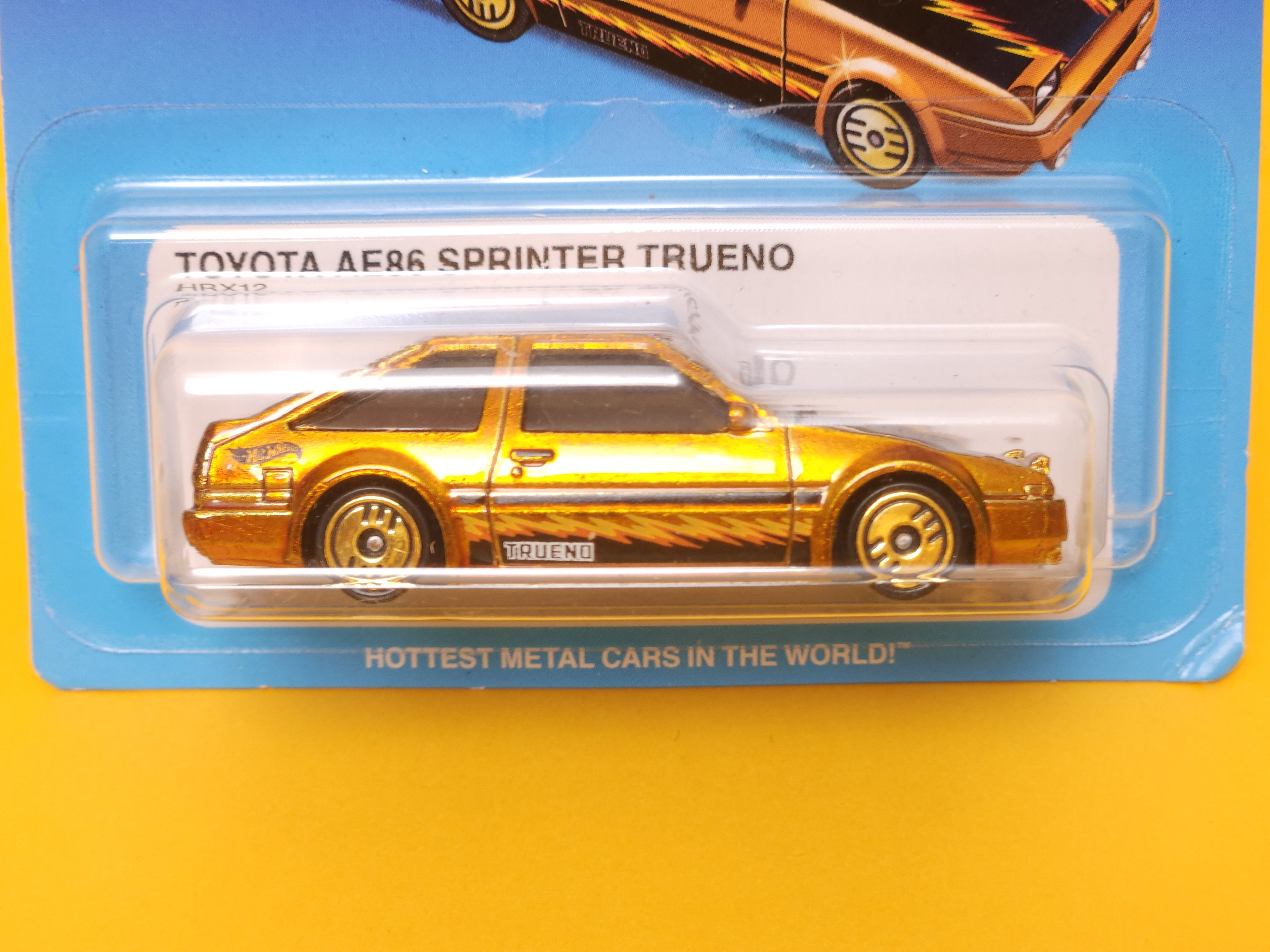 Toyota AE86 Sprinter Trueno: Spectraflame orange – 2024 Mattel Hot Wheels Silver