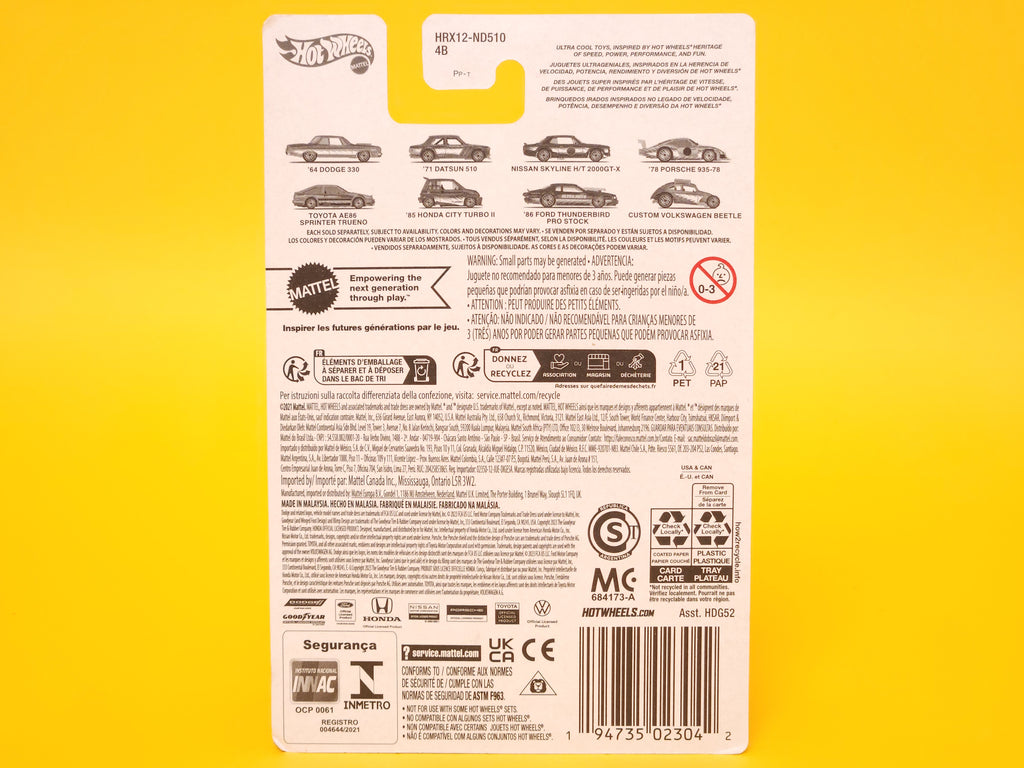 Toyota AE86 Sprinter Trueno: Spectraflame orange – 2024 Mattel Hot Wheels Silver