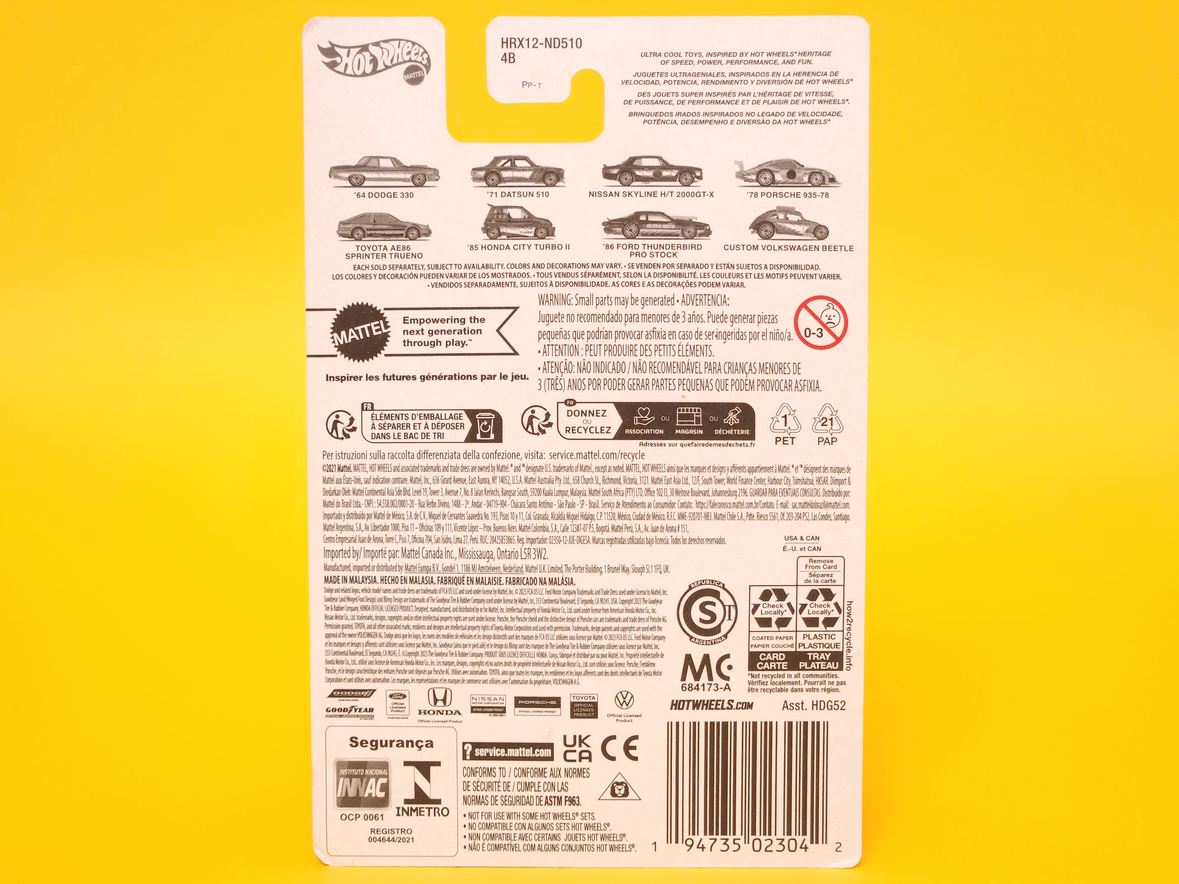 Toyota AE86 Sprinter Trueno: Spectraflame orange – 2024 Mattel Hot Wheels Silver