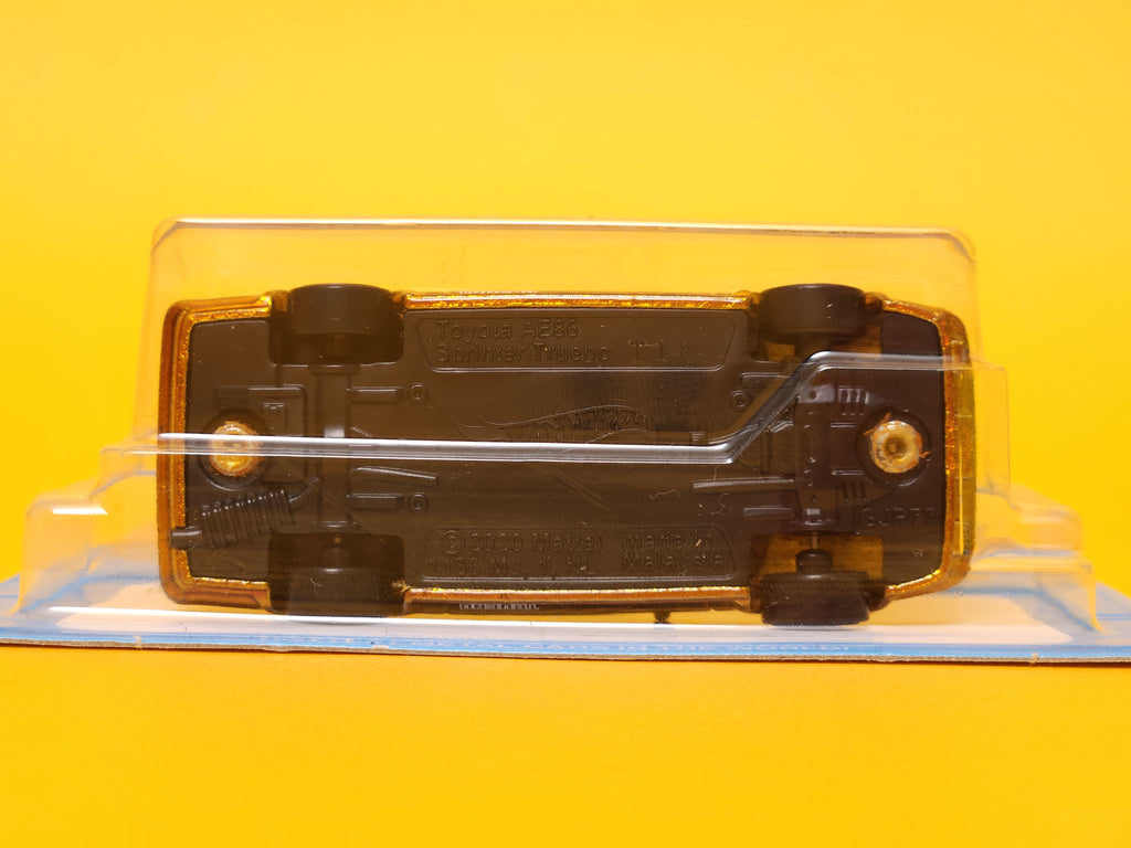 Toyota AE86 Sprinter Trueno: Spectraflame orange – 2024 Mattel Hot Wheels Silver