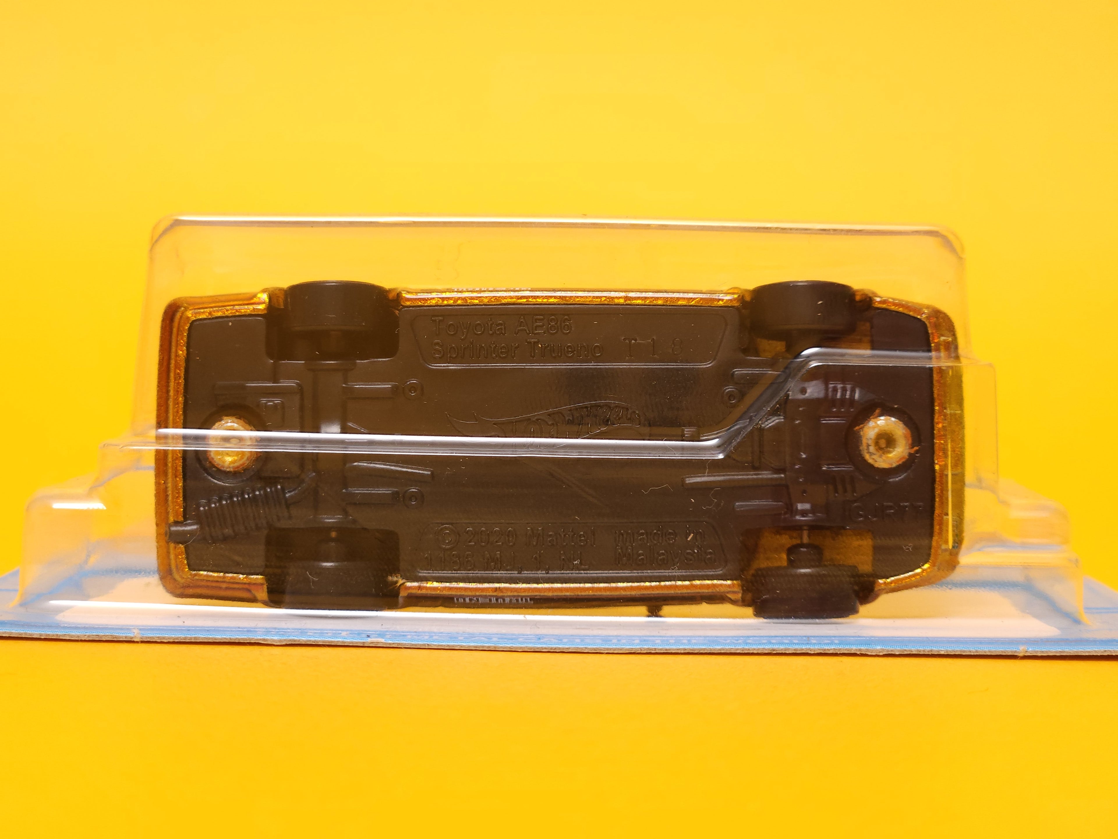 Toyota AE86 Sprinter Trueno: Spectraflame orange – 2024 Mattel Hot Wheels Silver