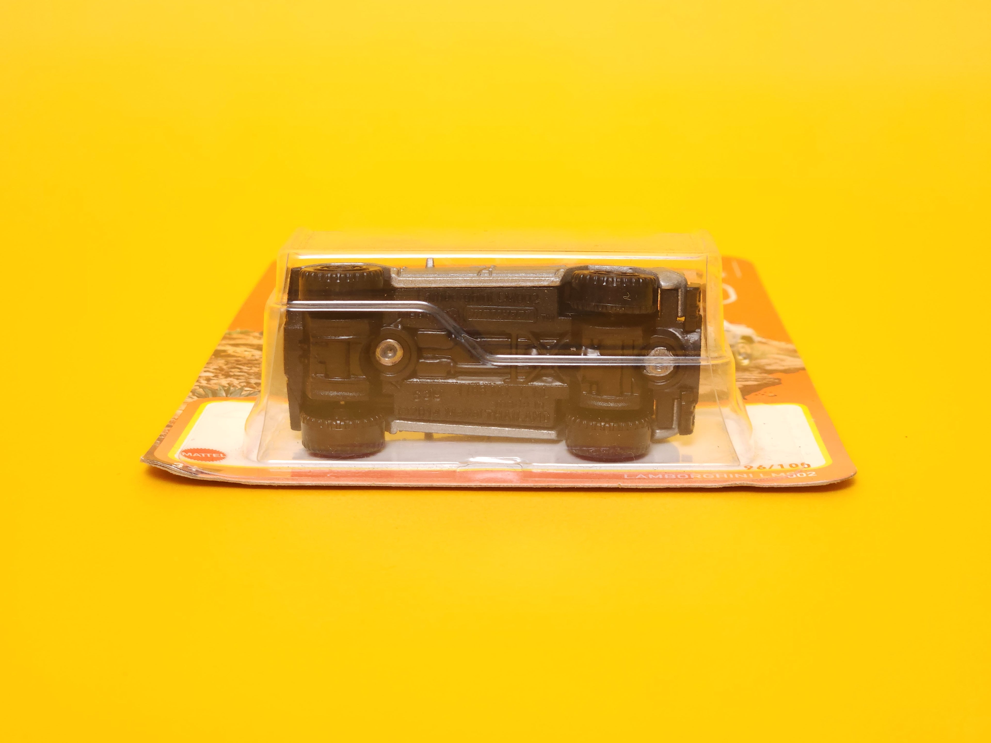 Lamborghini LM002: Matte Metalflake Silver – 2024 Mattel Matchbox Basic
