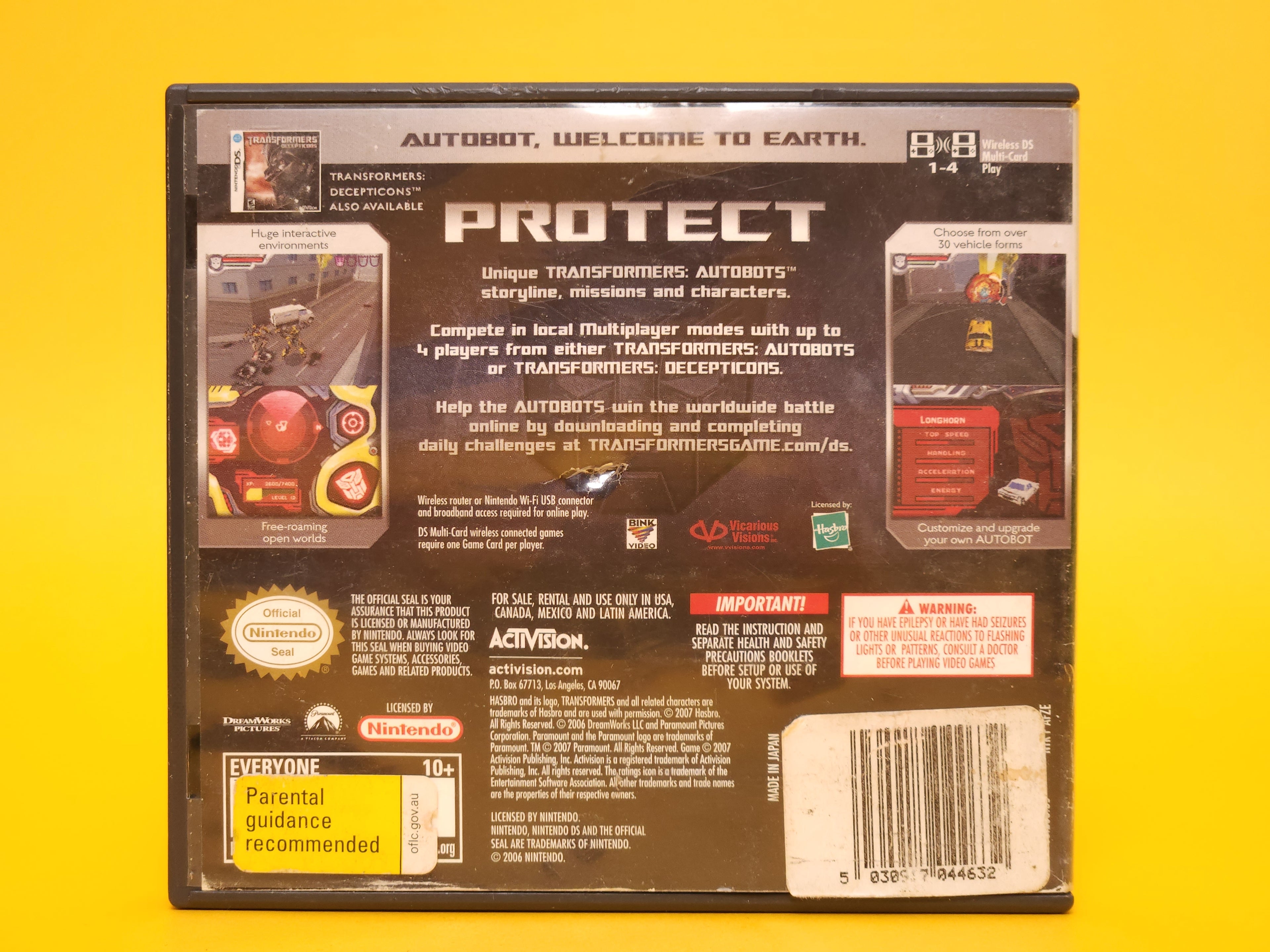 Transformers Autobots – 2007 Nintendo DS