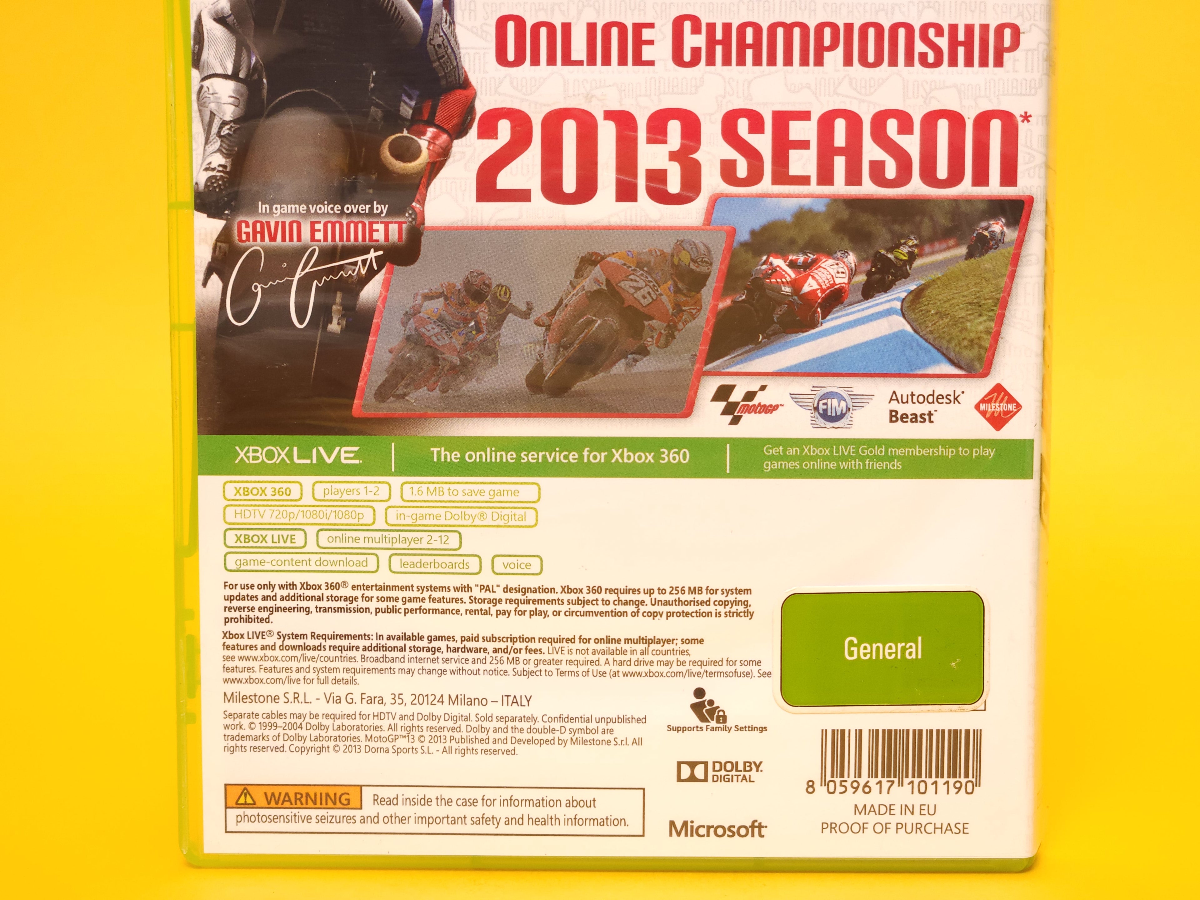 MotoGP 13 – 2013 Xbox 360