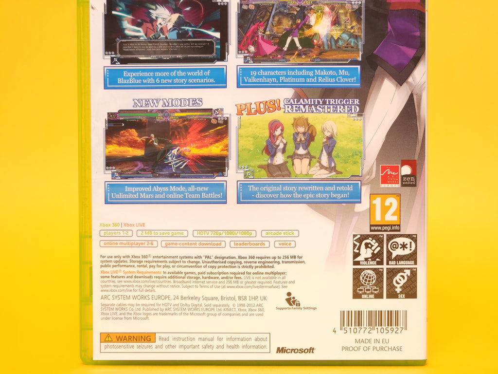 BlazBlue: Continuum Shift Extend – 2012 Xbox 360