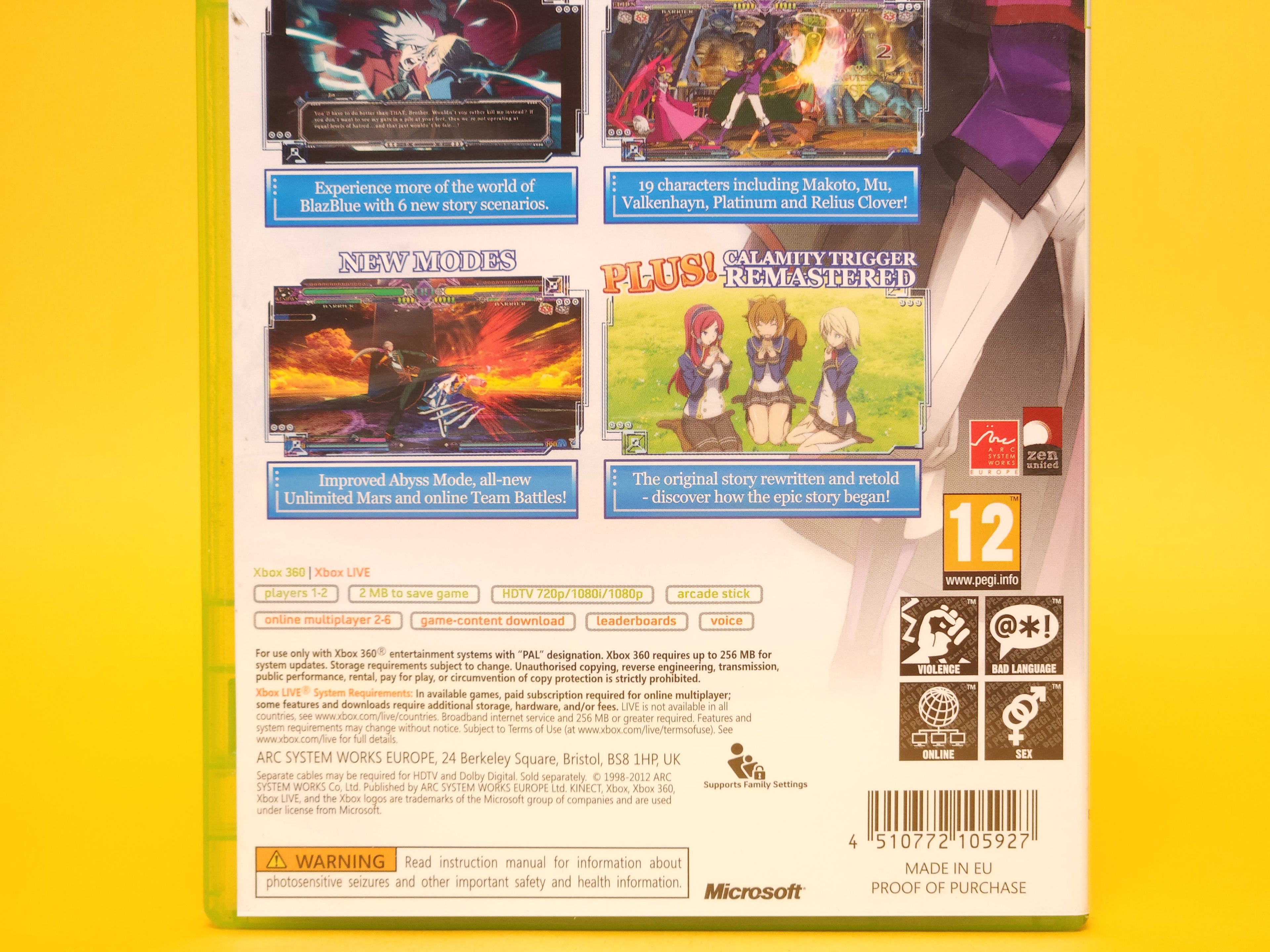 BlazBlue: Continuum Shift Extend – 2012 Xbox 360
