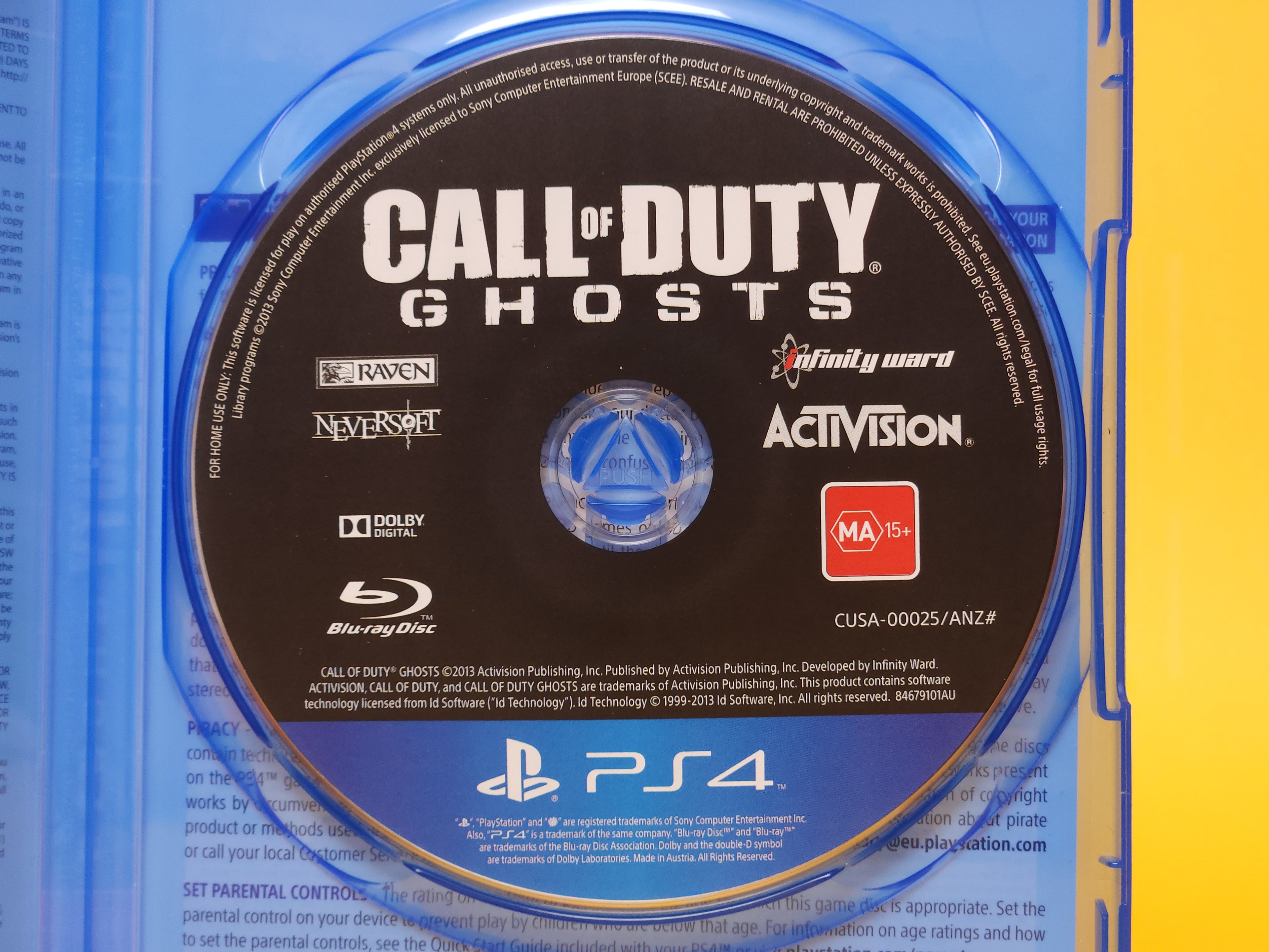 Call of Duty: Ghosts – 2013 PlayStation 4