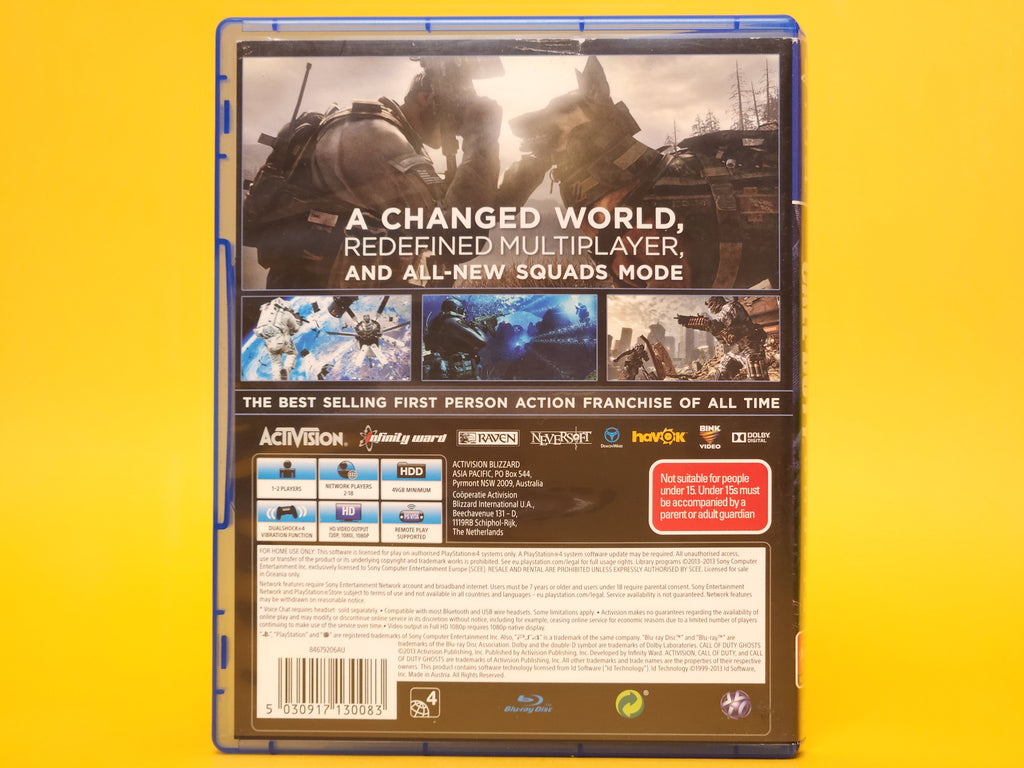 Call of Duty: Ghosts – 2013 PlayStation 4