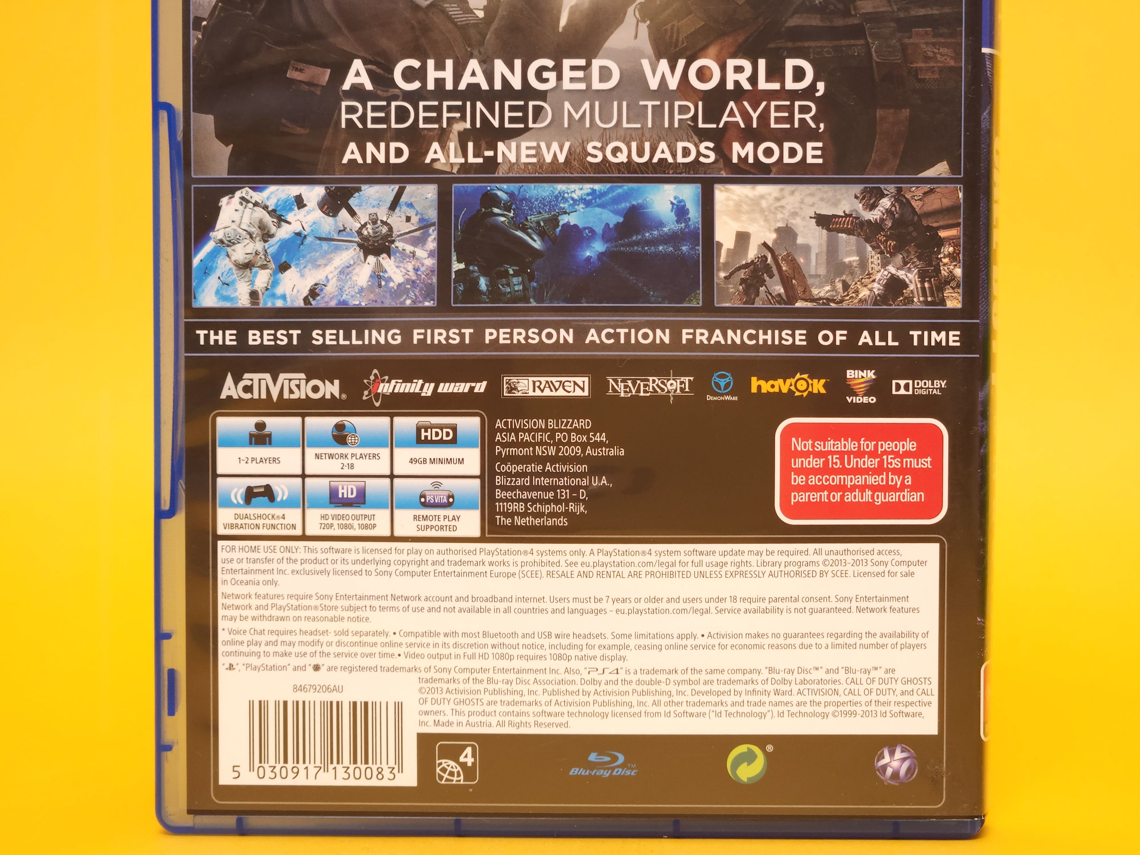 Call of Duty: Ghosts – 2013 PlayStation 4