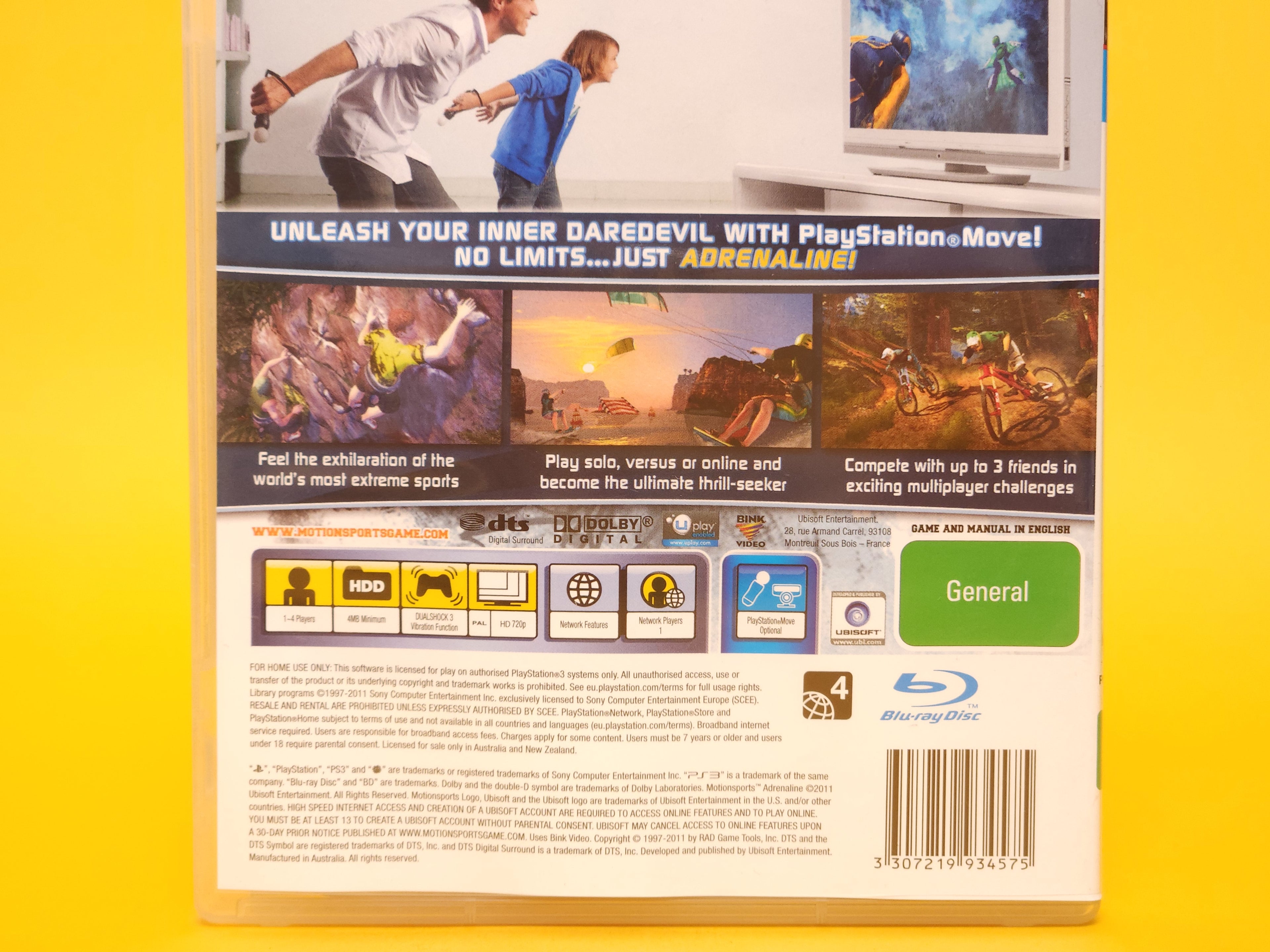 MotionSports Adrenaline – 2011 PlayStation 3