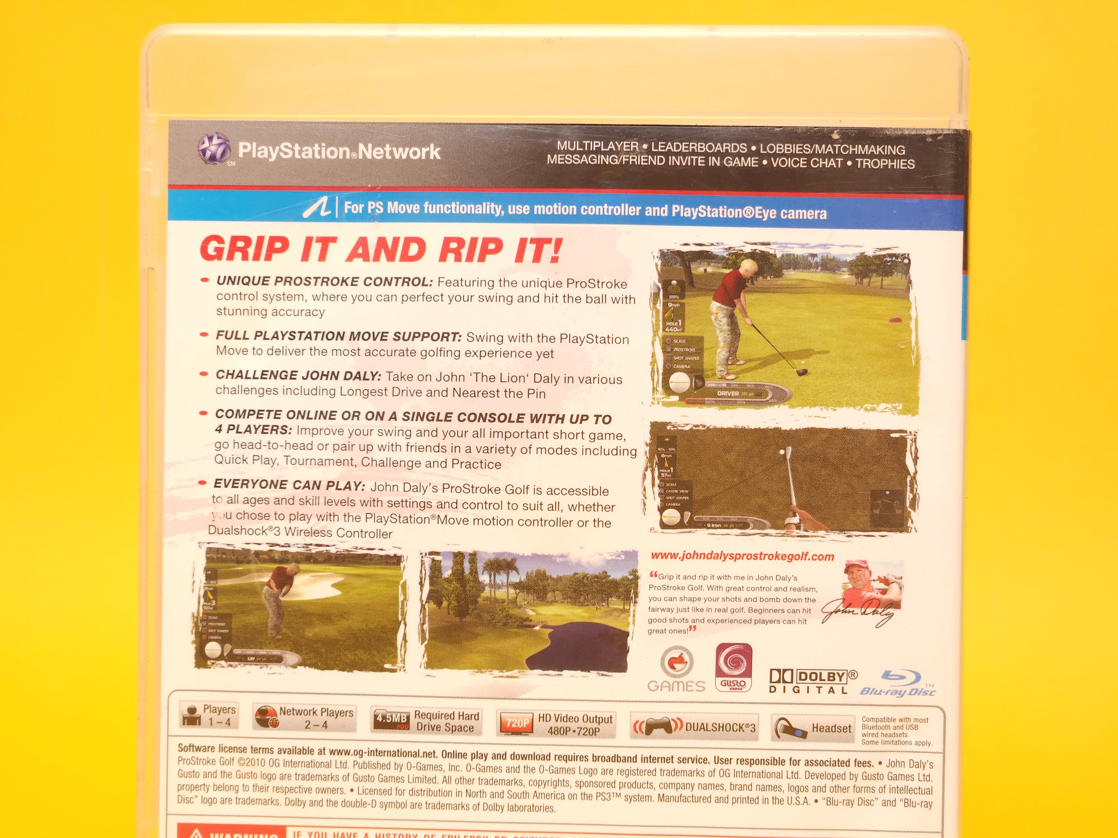 John Daly's ProStroke Golf – 2010 PlayStation 3