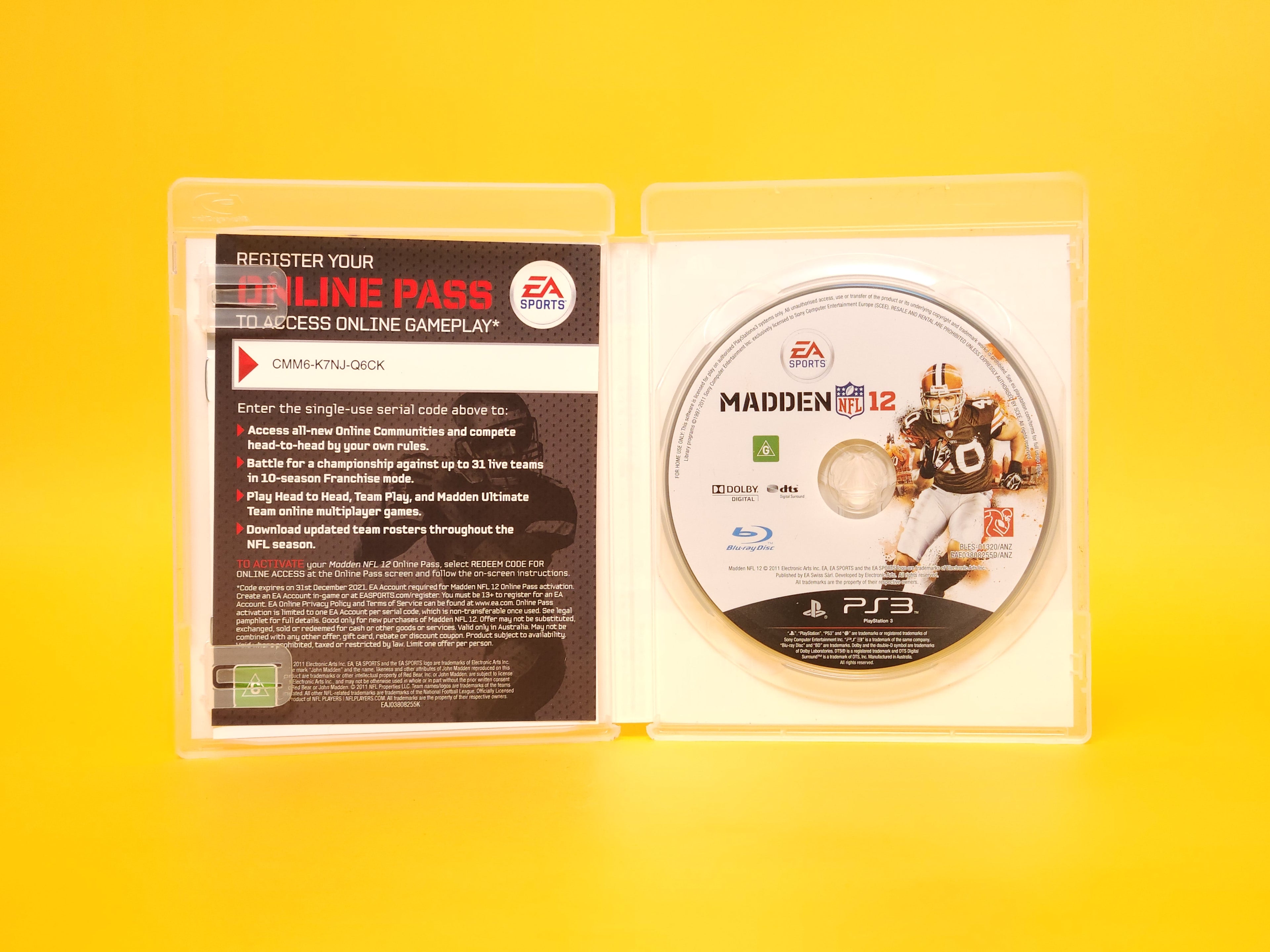 Madden NFL 12 – 2011 PlayStation 3