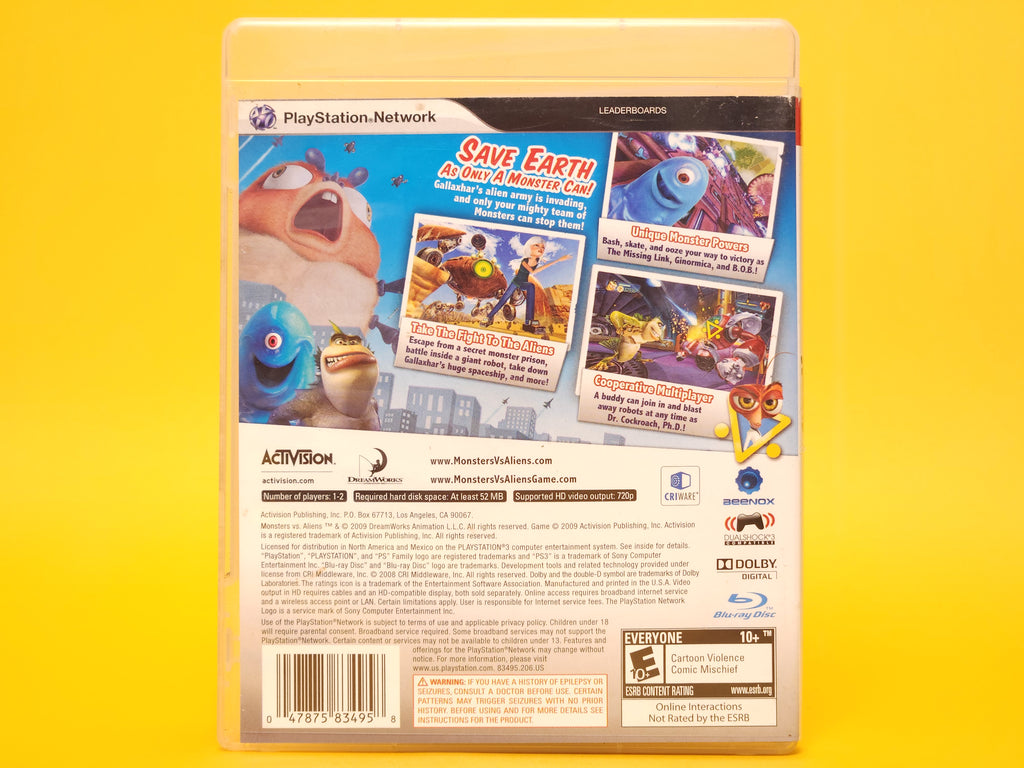 Monsters vs. Aliens – 2009 PlayStation 3