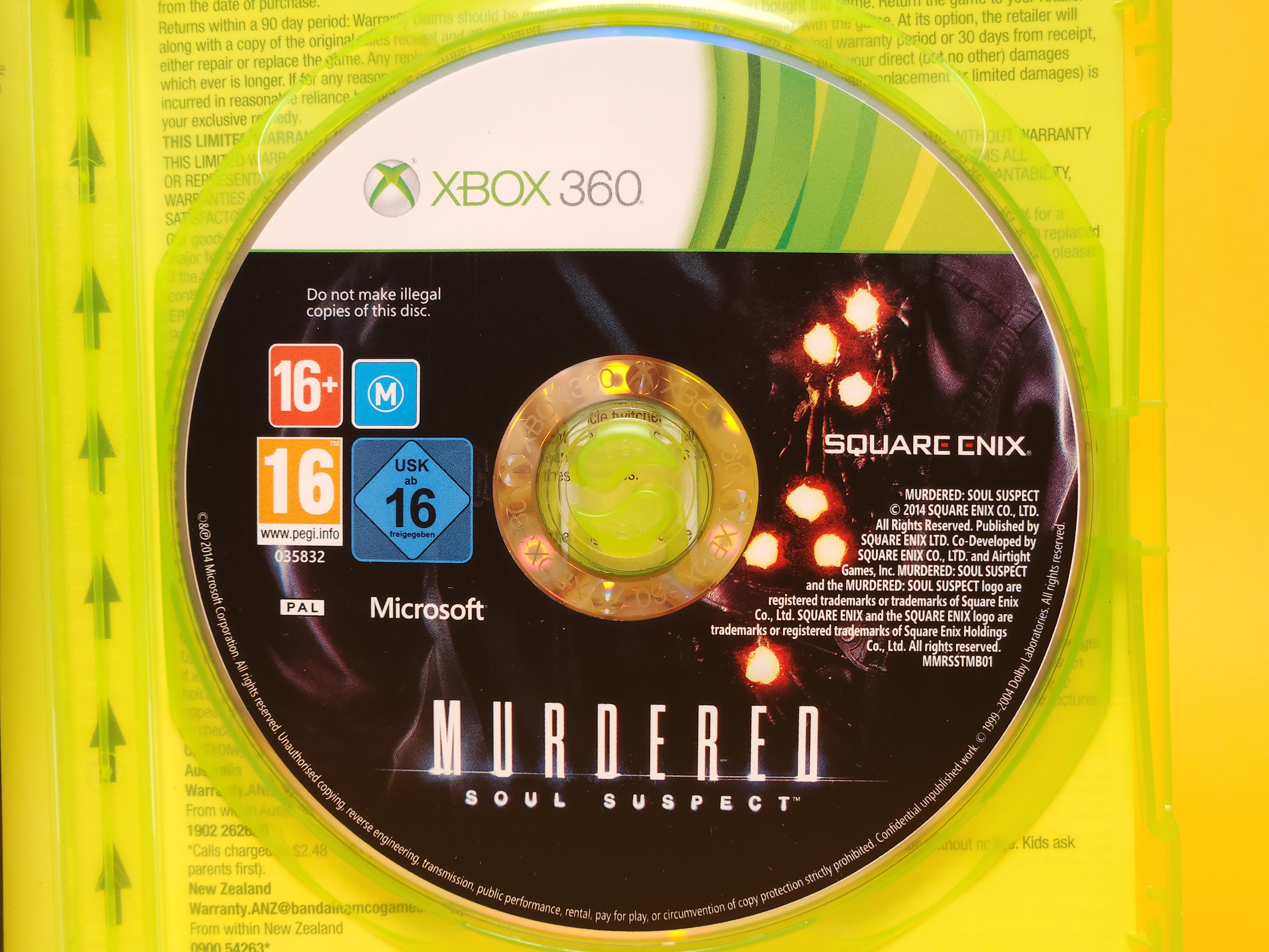 Murdered: Soul Suspect (Limited Edition) – 2014 Xbox 360