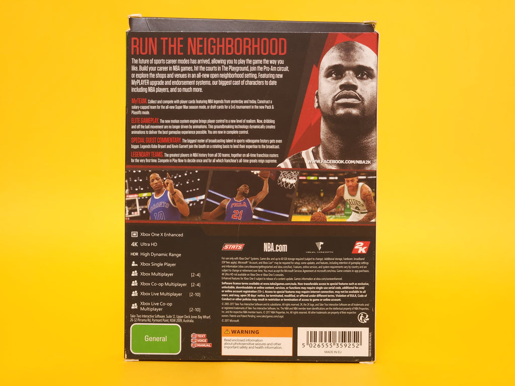 NBA 2K18 (Legend Edition) – 2017 Xbox One