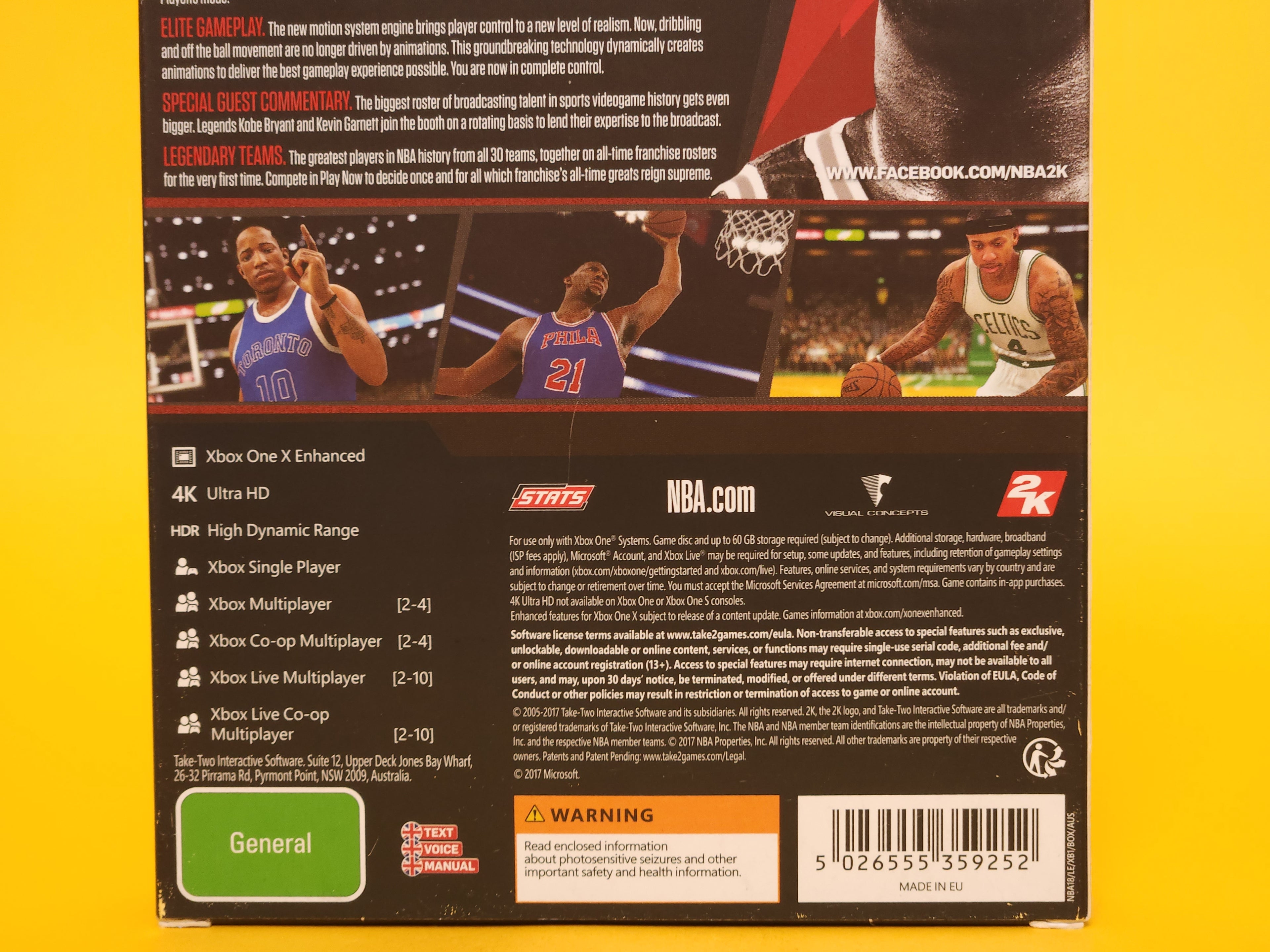 NBA 2K18 (Legend Edition) – 2017 Xbox One