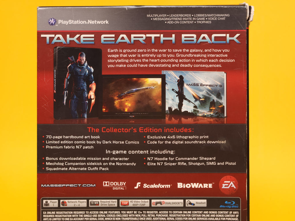 Mass Effect 3 (N7 Collector's Edition) – 2012 PlayStation 3