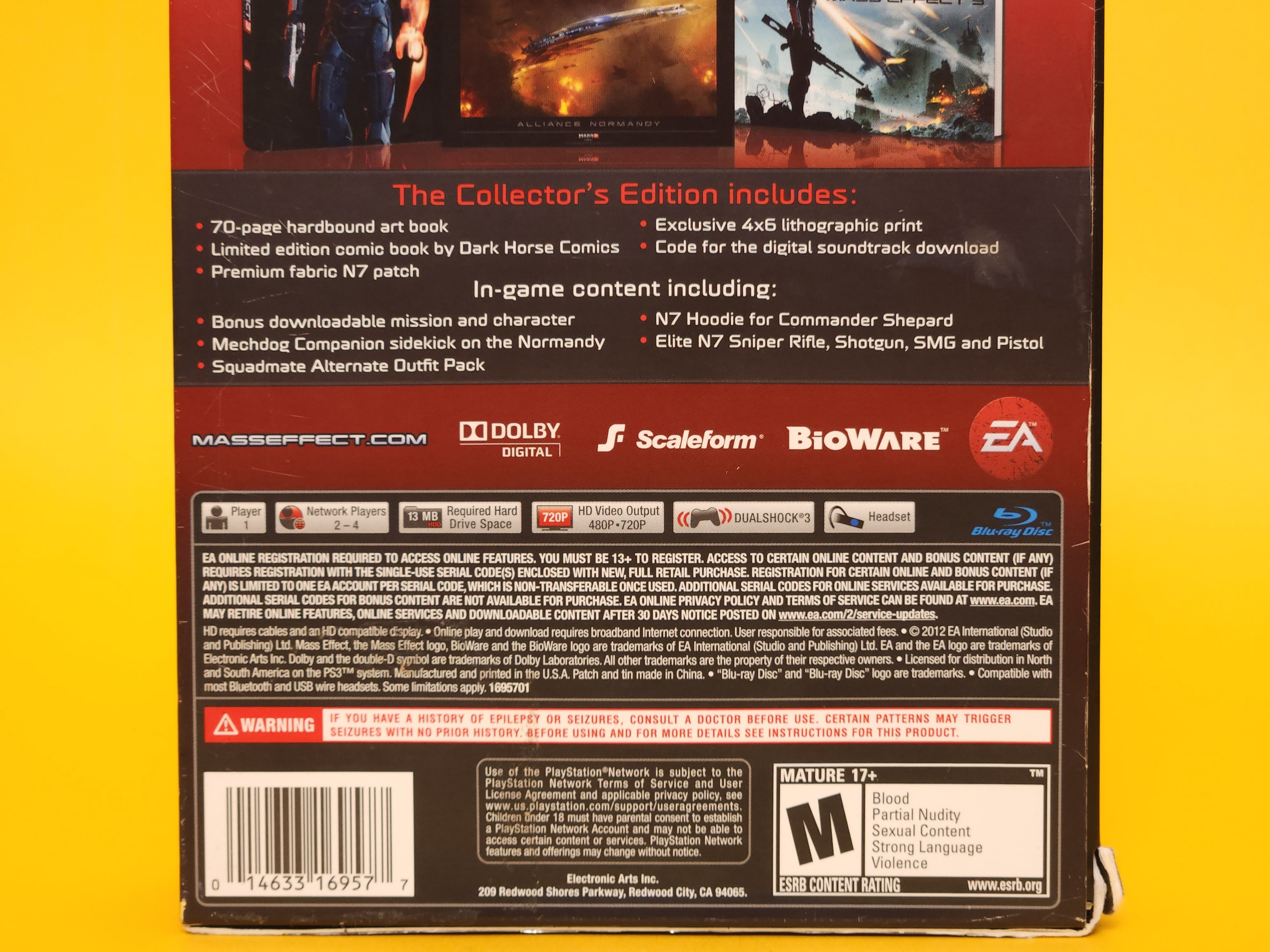 Mass Effect 3 (N7 Collector's Edition) – 2012 PlayStation 3