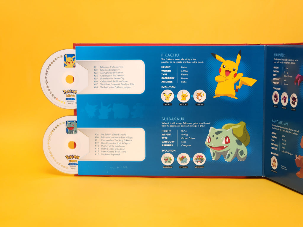 Pokémon: Kanto & Orange Islands Collector's Pokédex Book – 2011 DVD Limited Edition