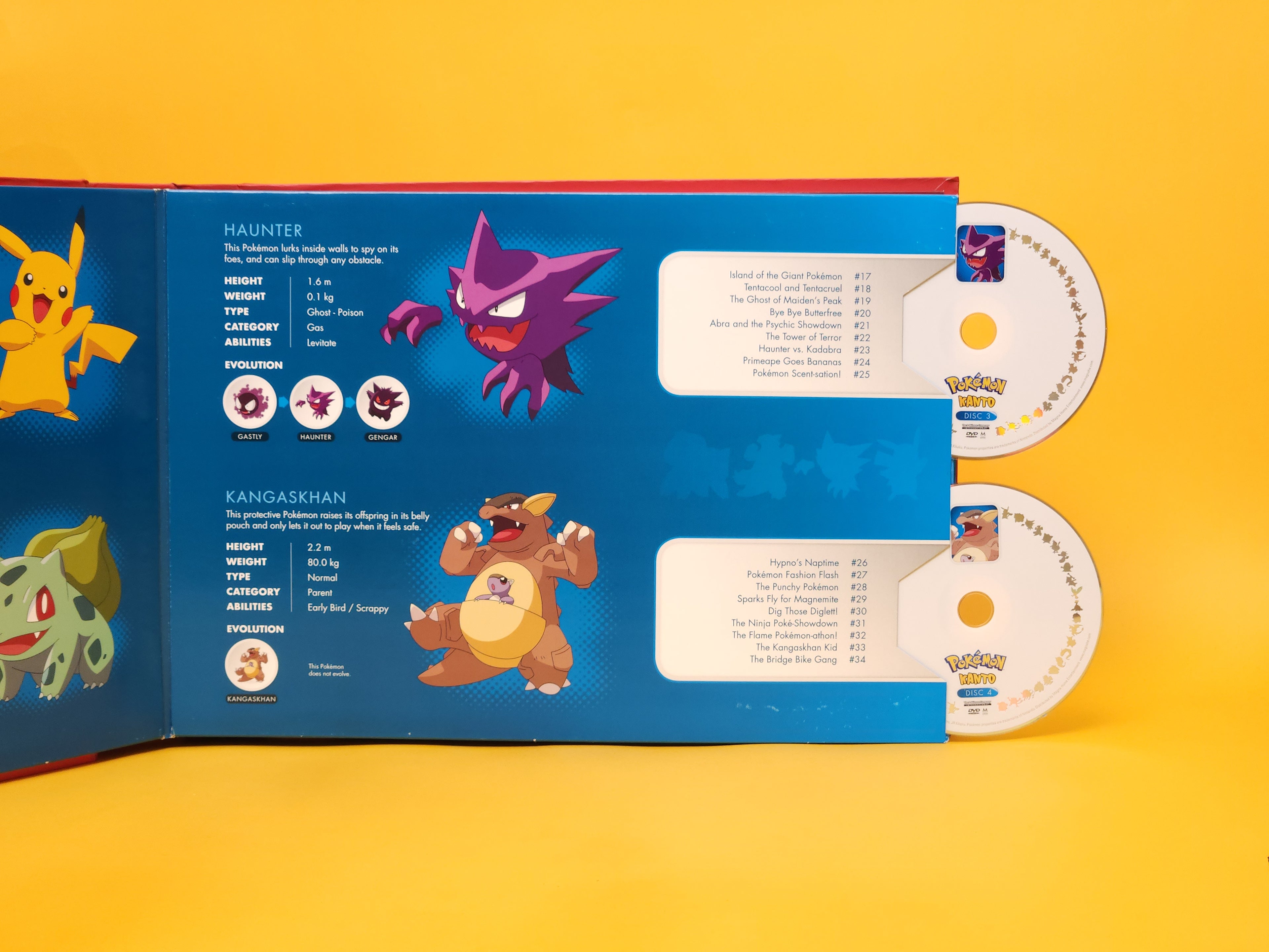 Pokémon: Kanto & Orange Islands Collector's Pokédex Book – 2011 DVD Limited Edition