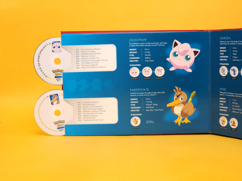 Pokémon: Kanto & Orange Islands Collector's Pokédex Book – 2011 DVD Limited Edition