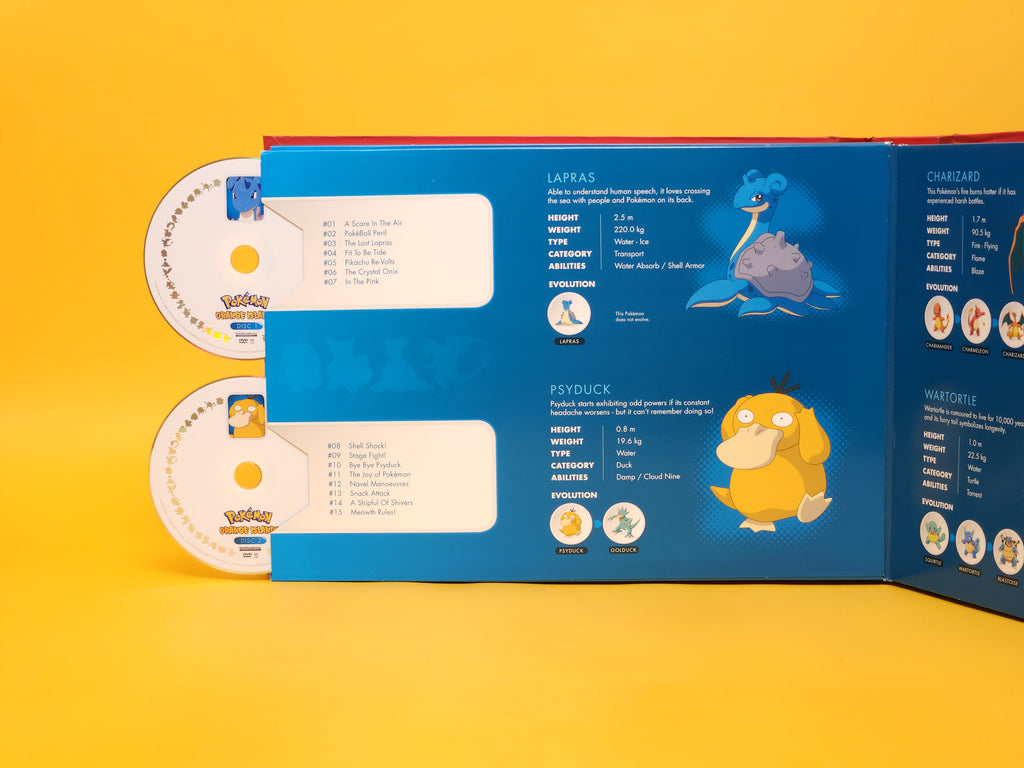 Pokémon: Kanto & Orange Islands Collector's Pokédex Book – 2011 DVD Limited Edition
