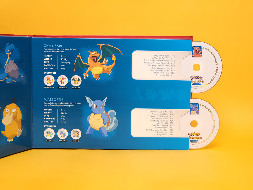 Pokémon: Kanto & Orange Islands Collector's Pokédex Book – 2011 DVD Limited Edition
