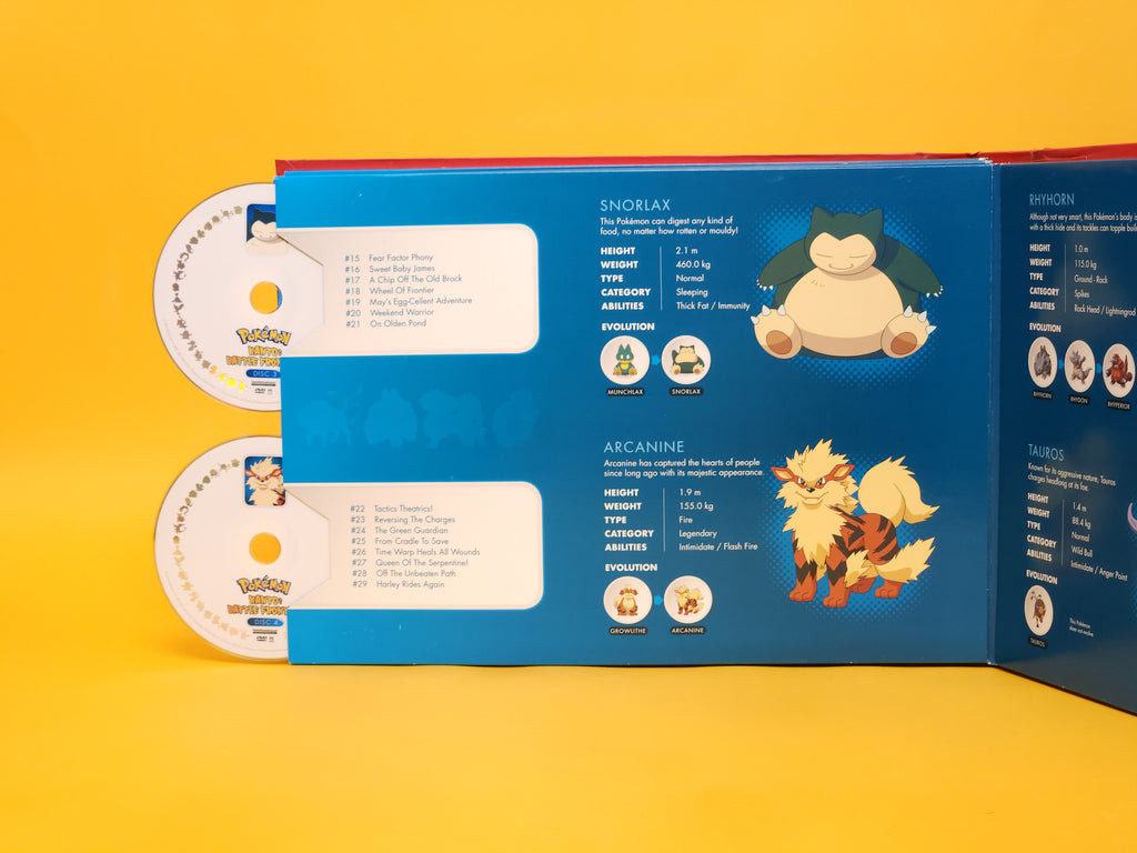 Pokémon: Kanto & Orange Islands Collector's Pokédex Book – 2011 DVD Limited Edition