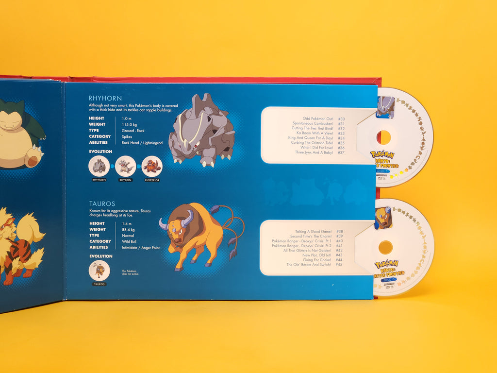 Pokémon: Kanto & Orange Islands Collector's Pokédex Book – 2011 DVD Limited Edition