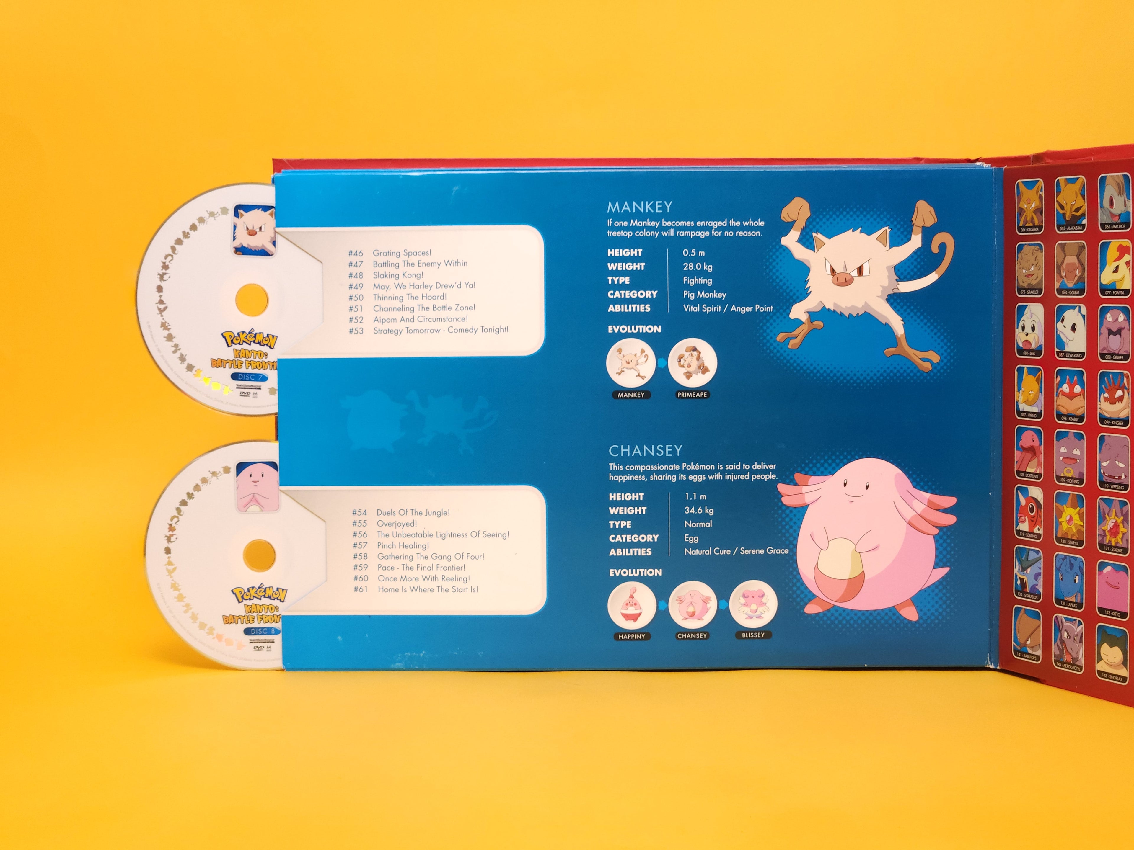Pokémon: Kanto & Orange Islands Collector's Pokédex Book – 2011 DVD Limited Edition