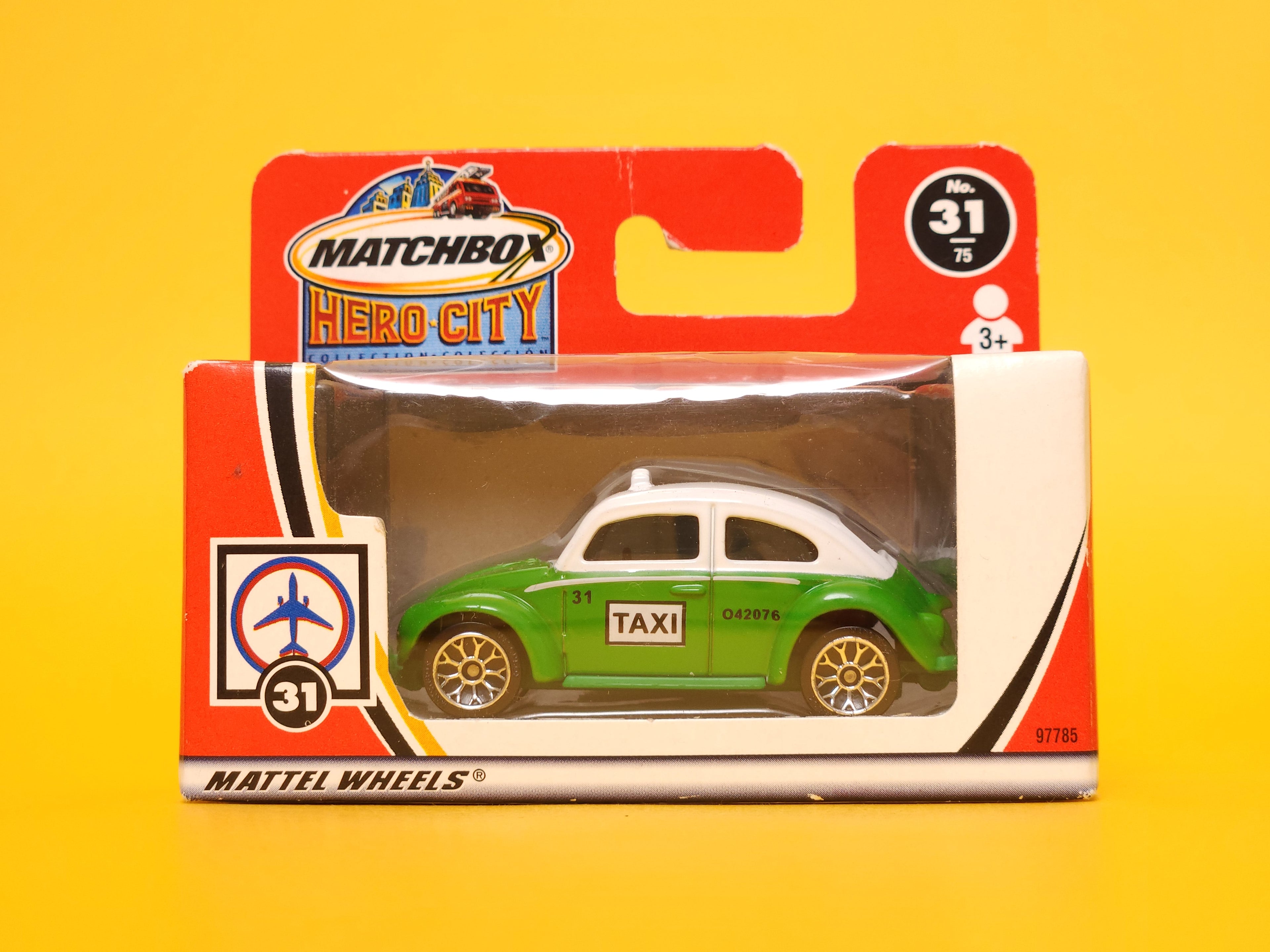 Volkswagen Taxi: Green – 2003 Mattel Matchbox Basic