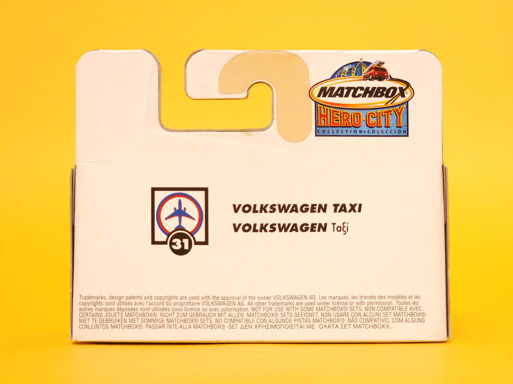 Volkswagen Taxi: Green – 2003 Mattel Matchbox Basic