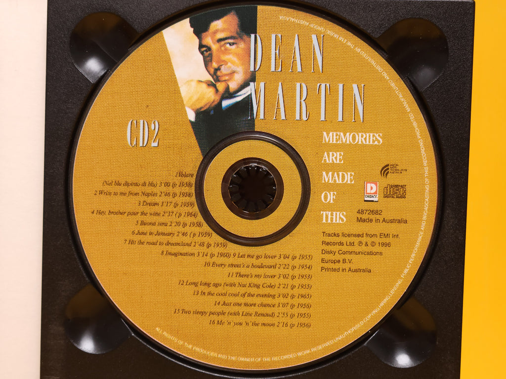 Memories are Made of This: Dean Martin 3 CD Box – 1997 CD