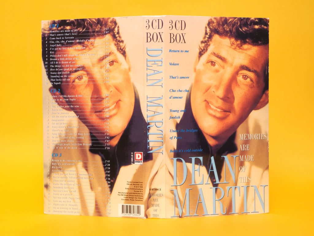 Memories are Made of This: Dean Martin 3 CD Box – 1997 CD