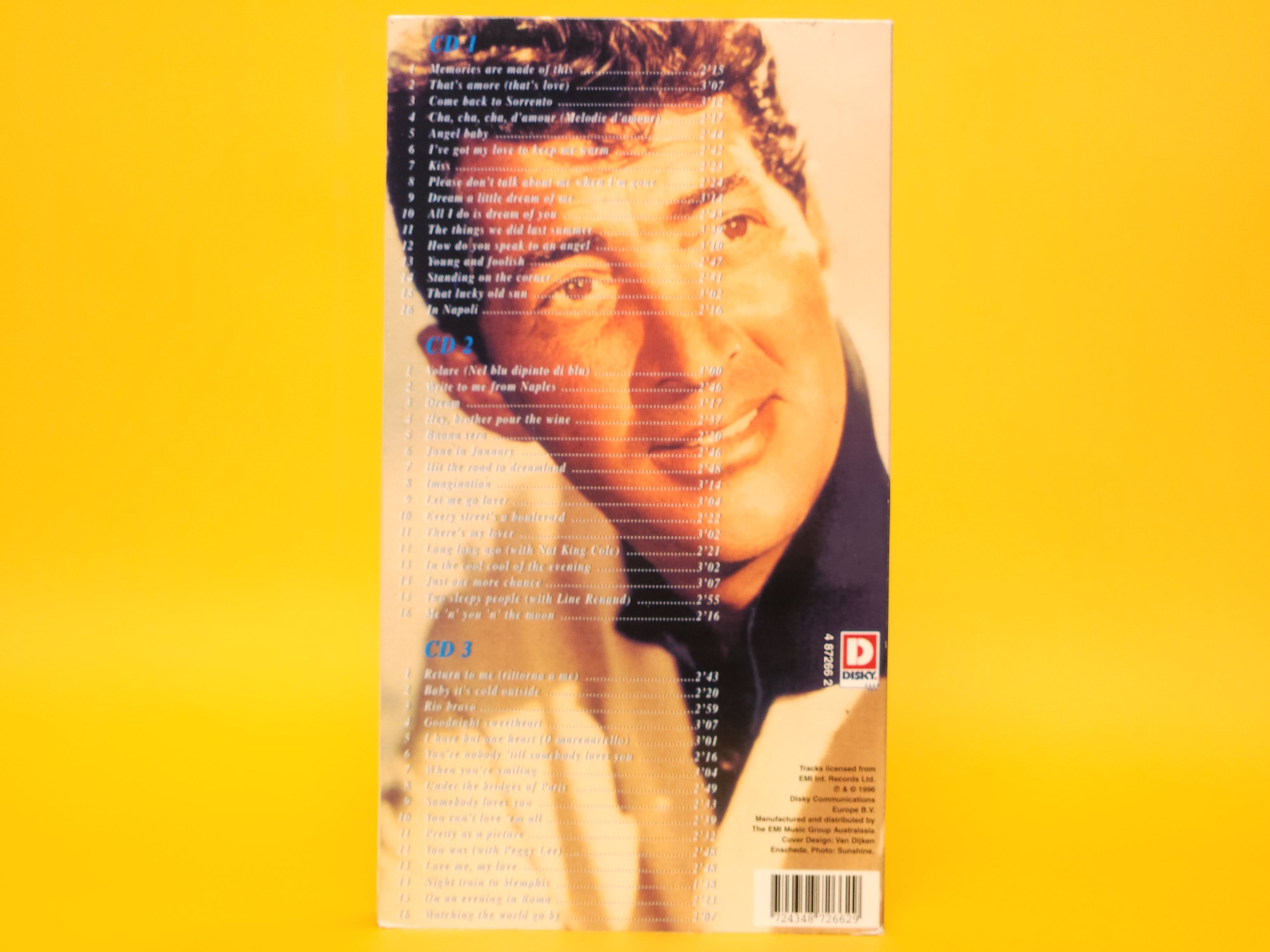 Memories are Made of This: Dean Martin 3 CD Box – 1997 CD