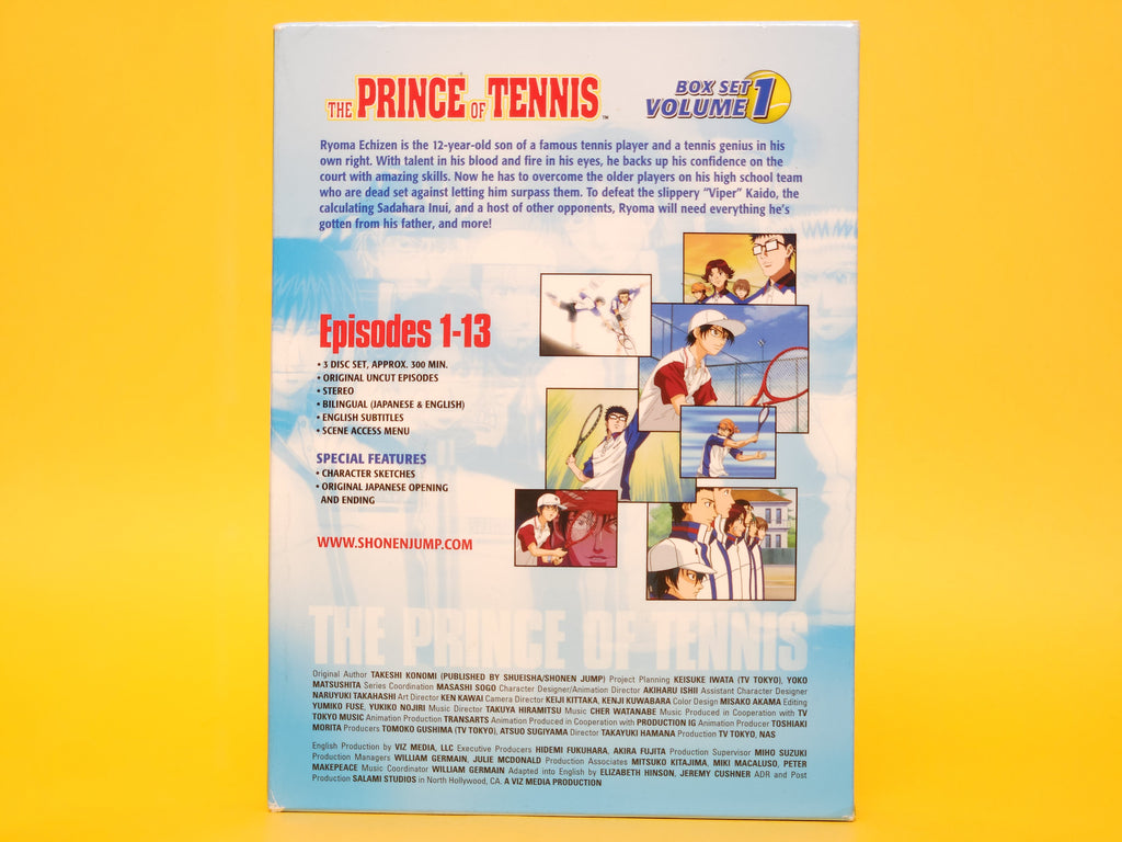 The Prince of Tennis: Box Set Volume 1 – 2007 DVD